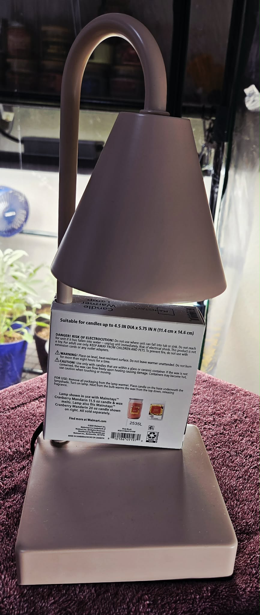 Blush Glow Candle Warmer Lamp