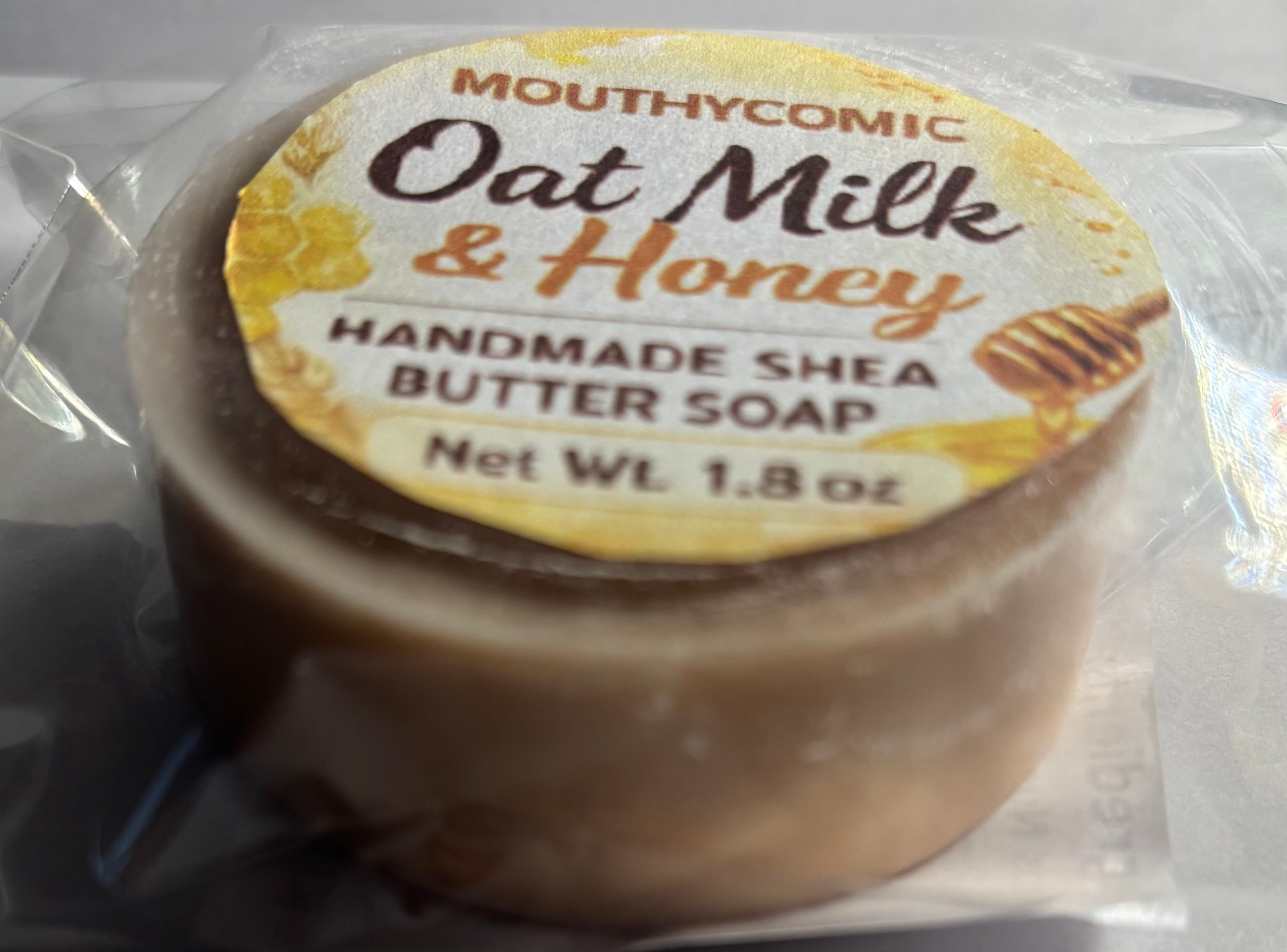Oat Milk and Honey Shea Butter Soap Puck