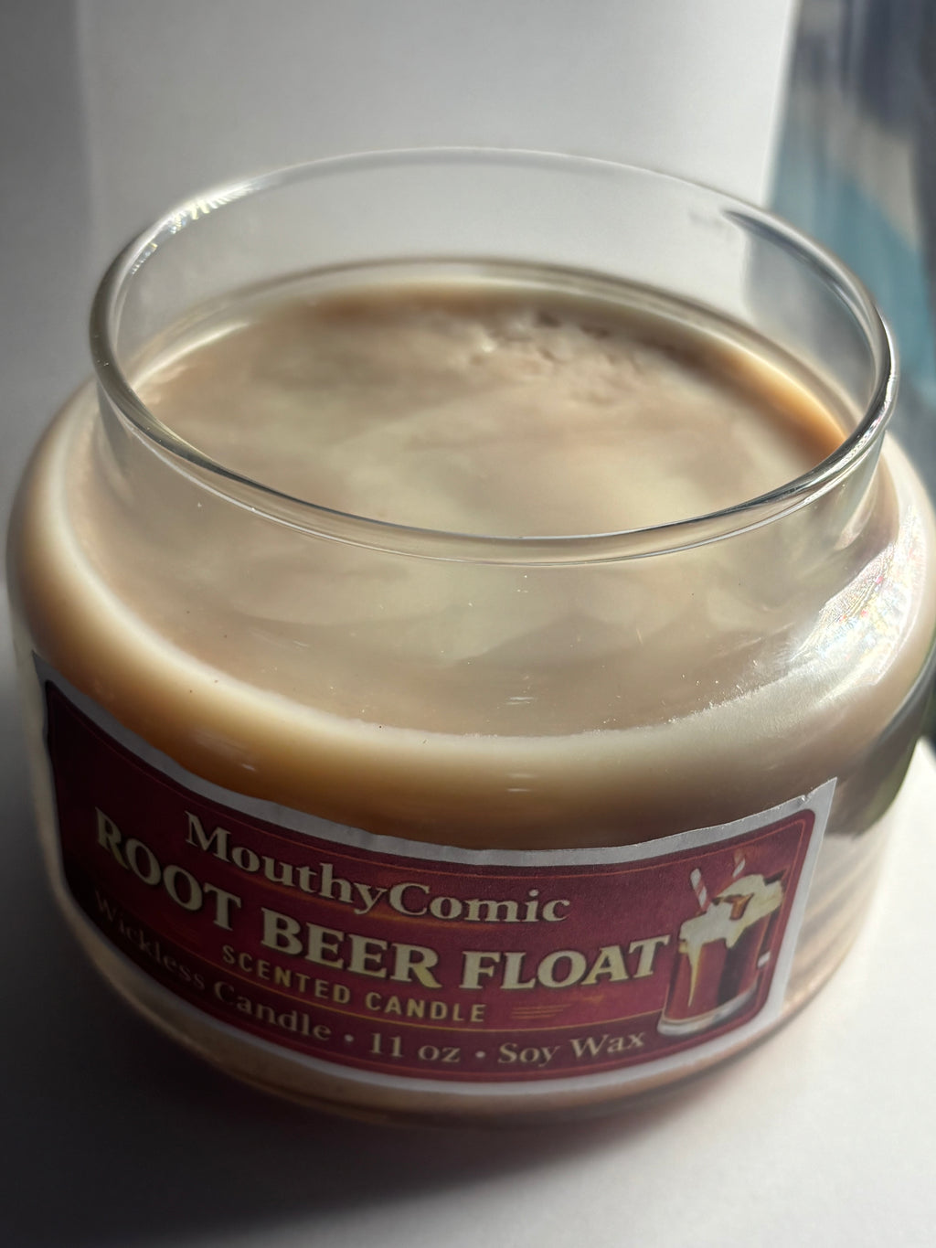 Root Beer Float Wickless Candle