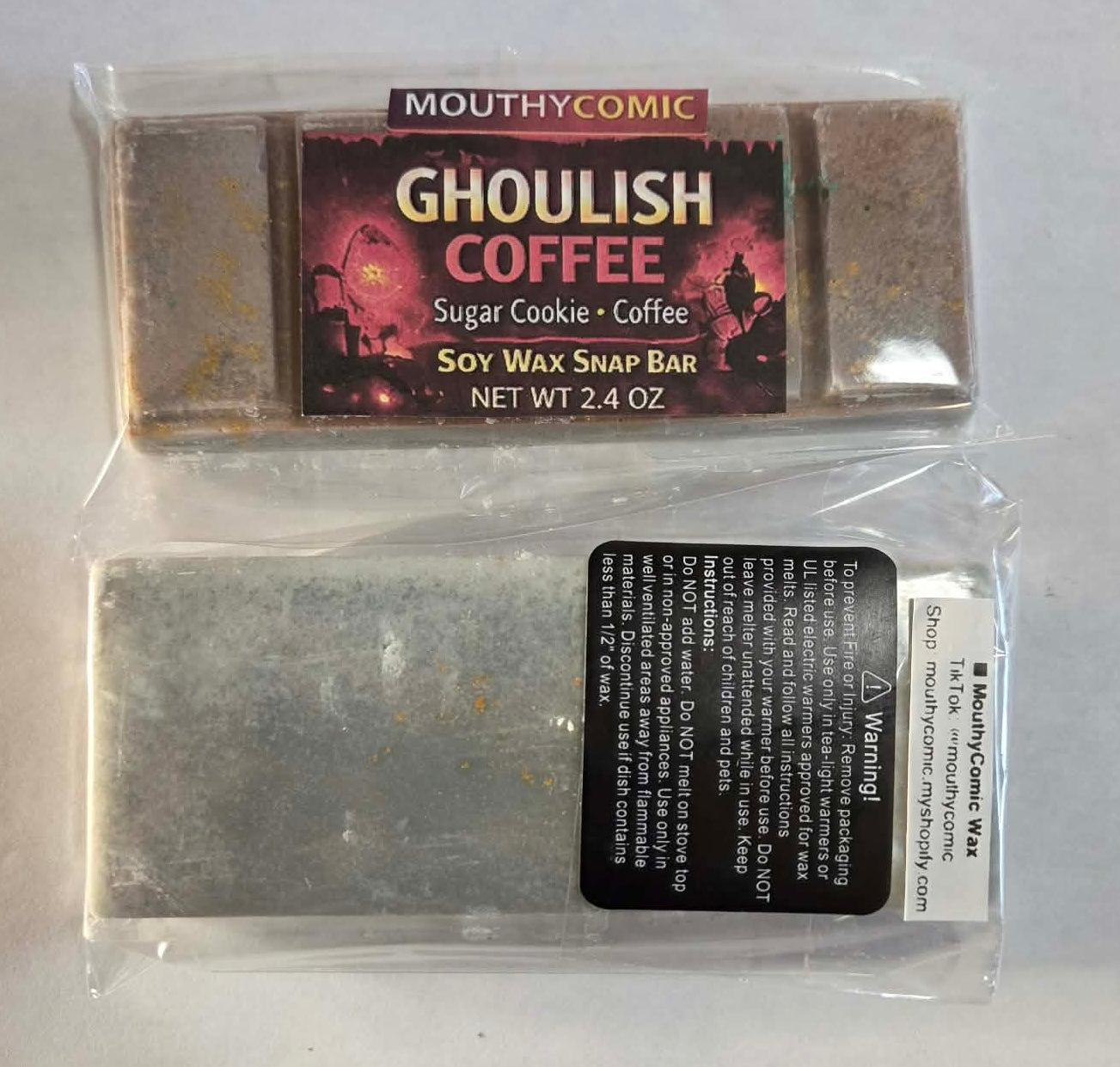 Ghoulish Coffee Snap Wax Bar