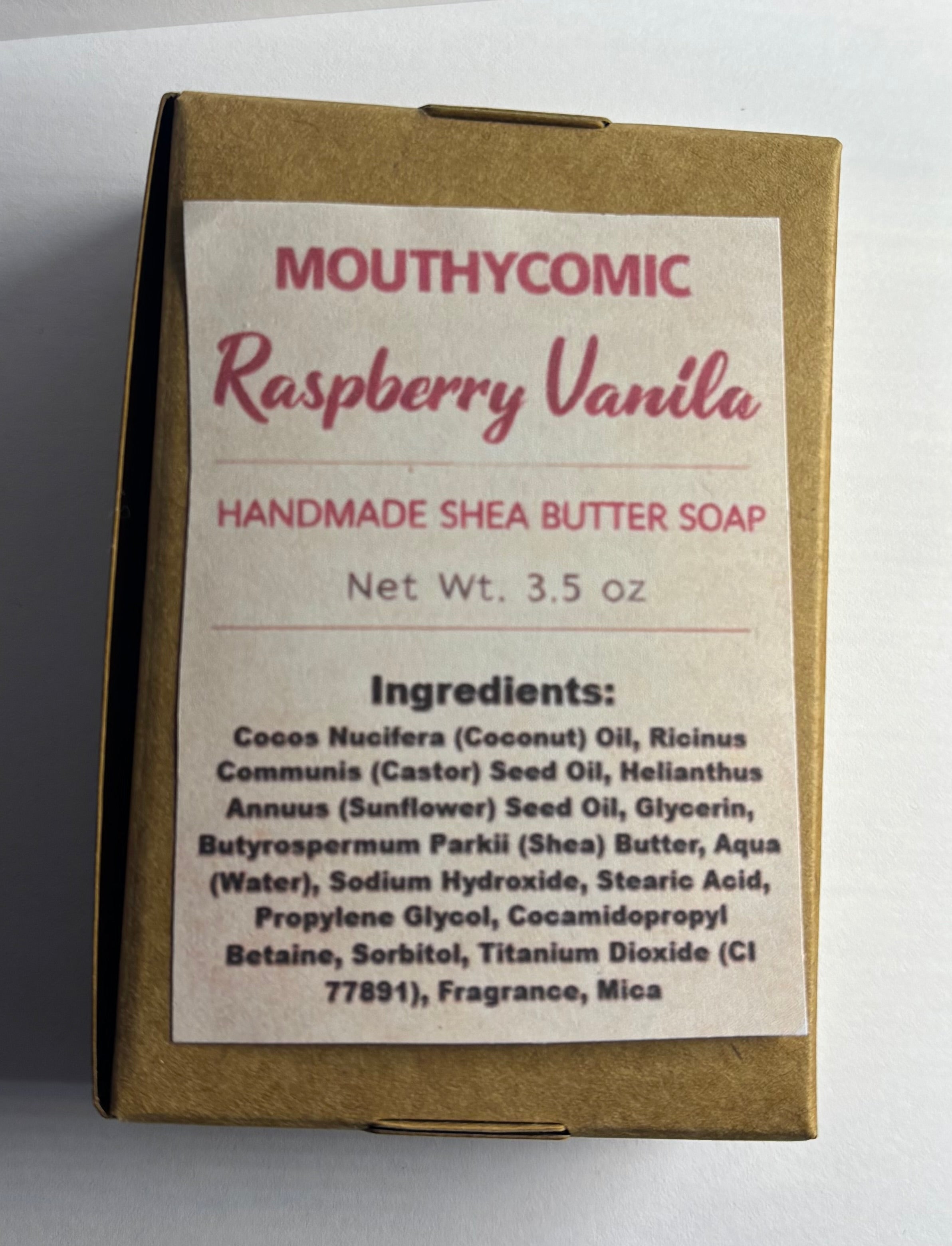Raspberry Vanilla Shea Butter Bar