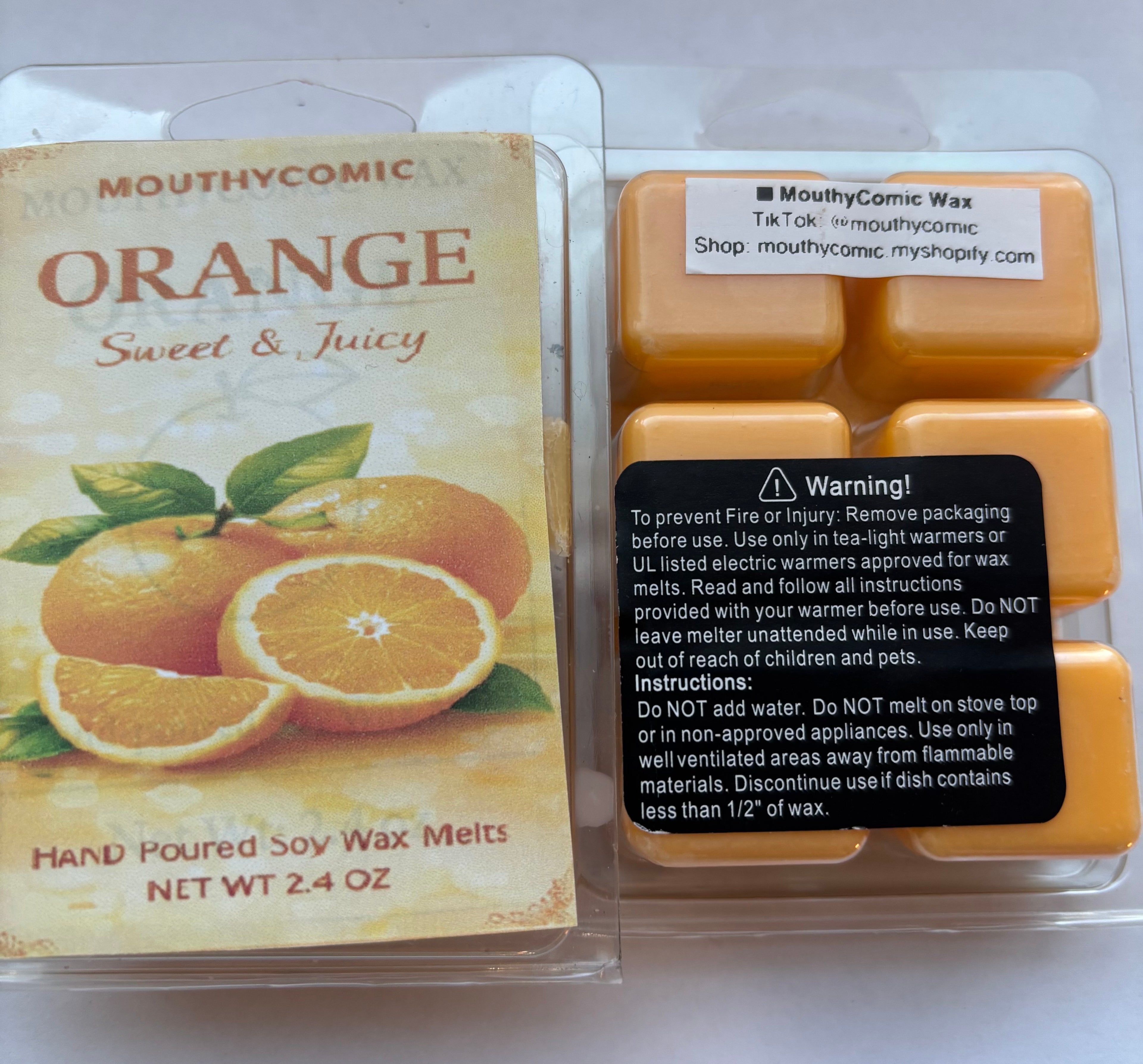 Orange Wax Melts