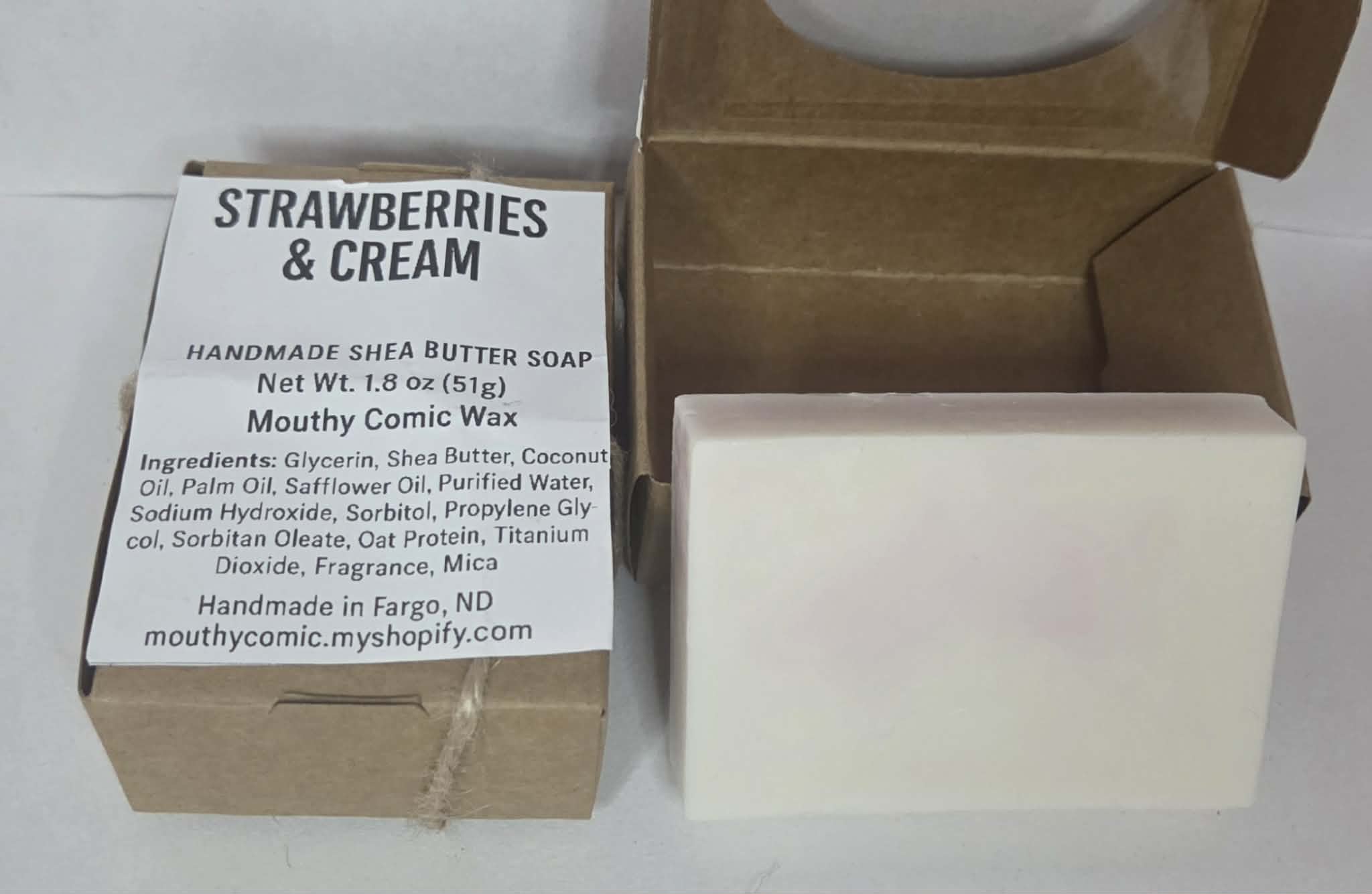 Strawberry and Cream Shea Butter Soap