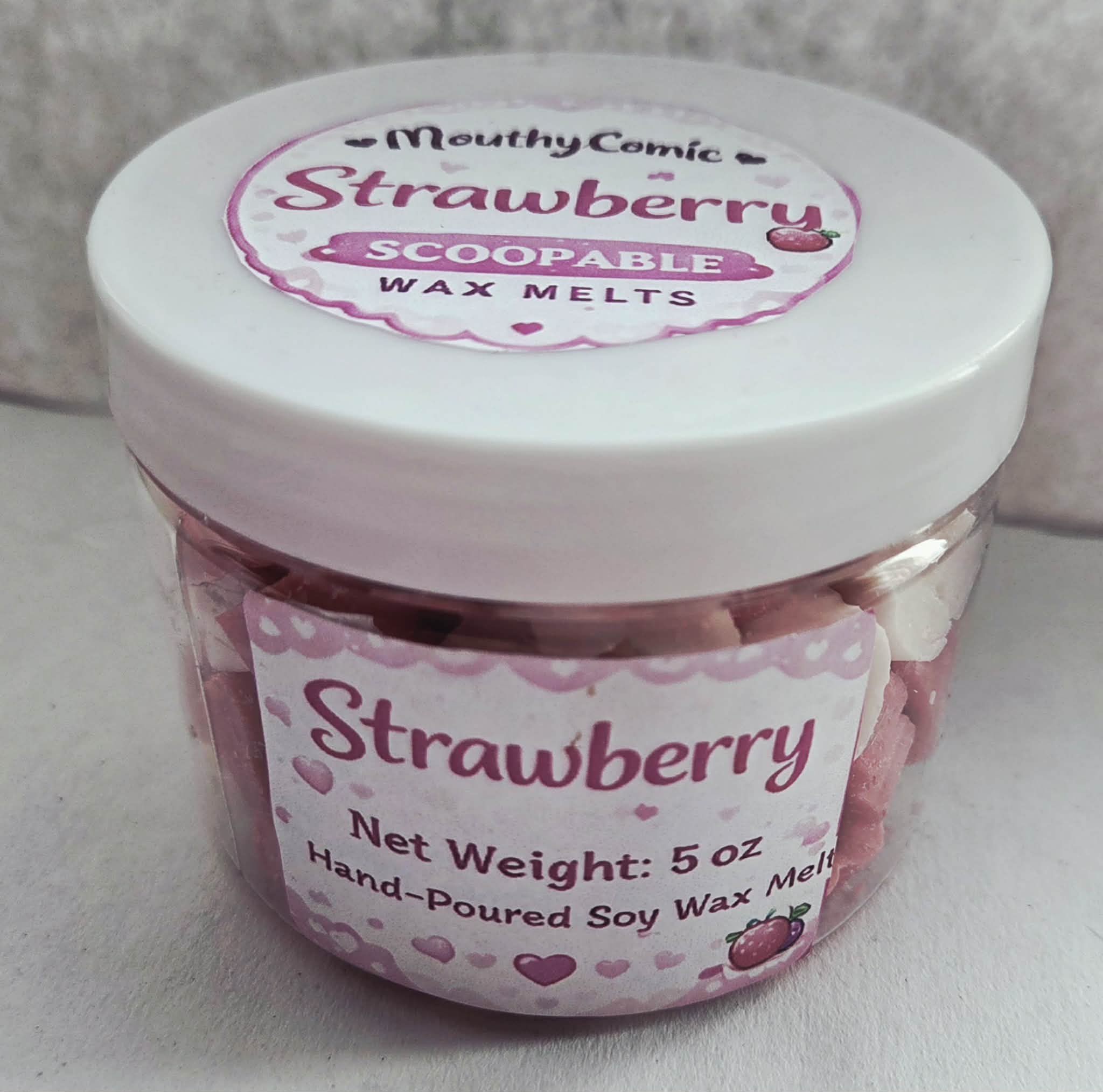 Scoopable Strawberry Wax Melts