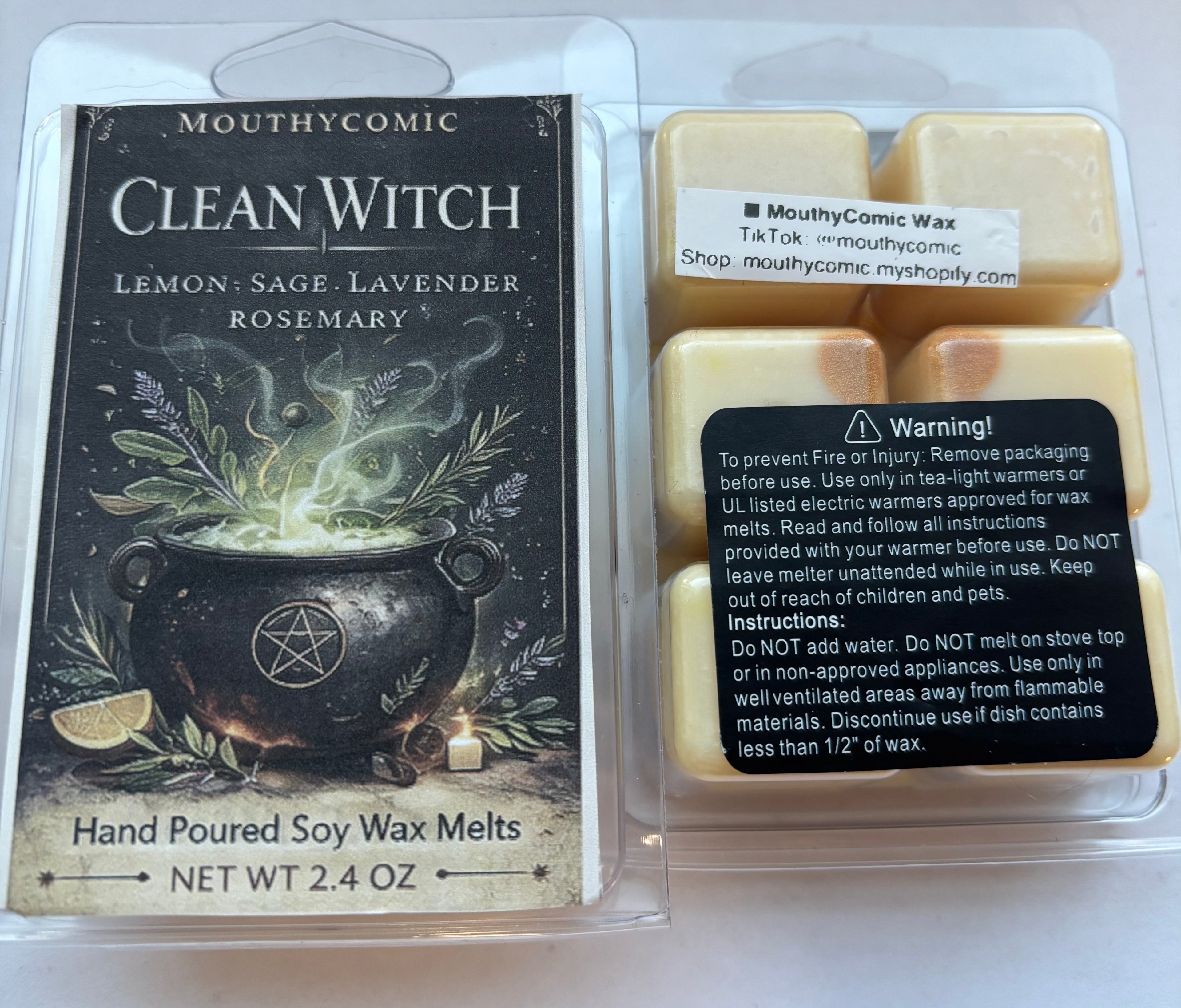 Clean Witch Wax Melt Bar