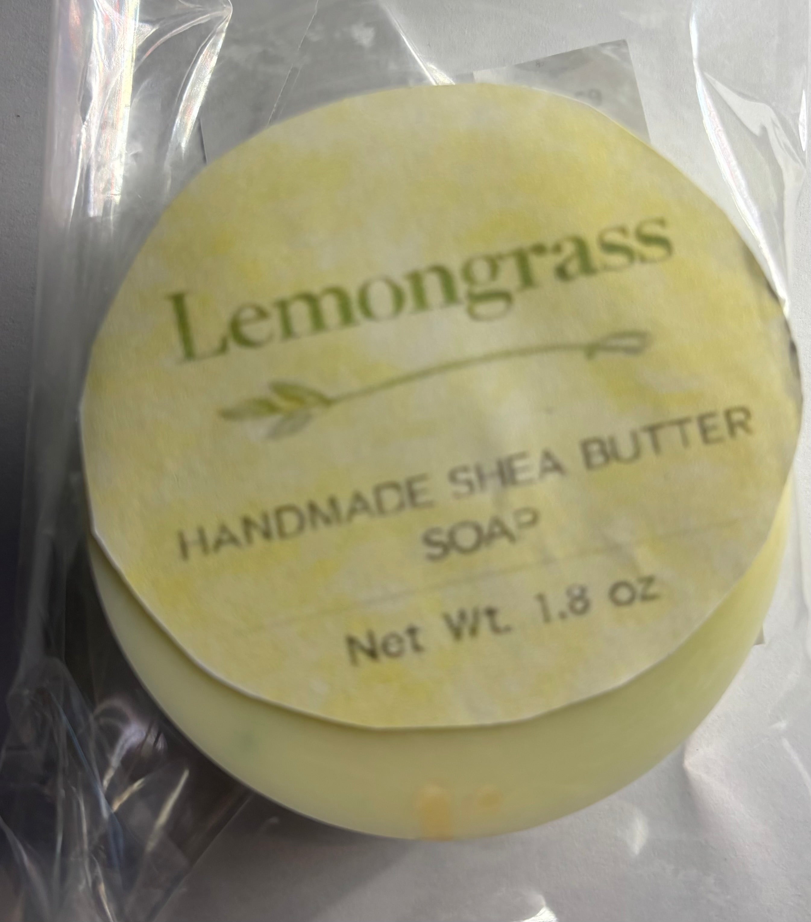 Lemongrass Shea Butter Soap Puck 1.8 OZ