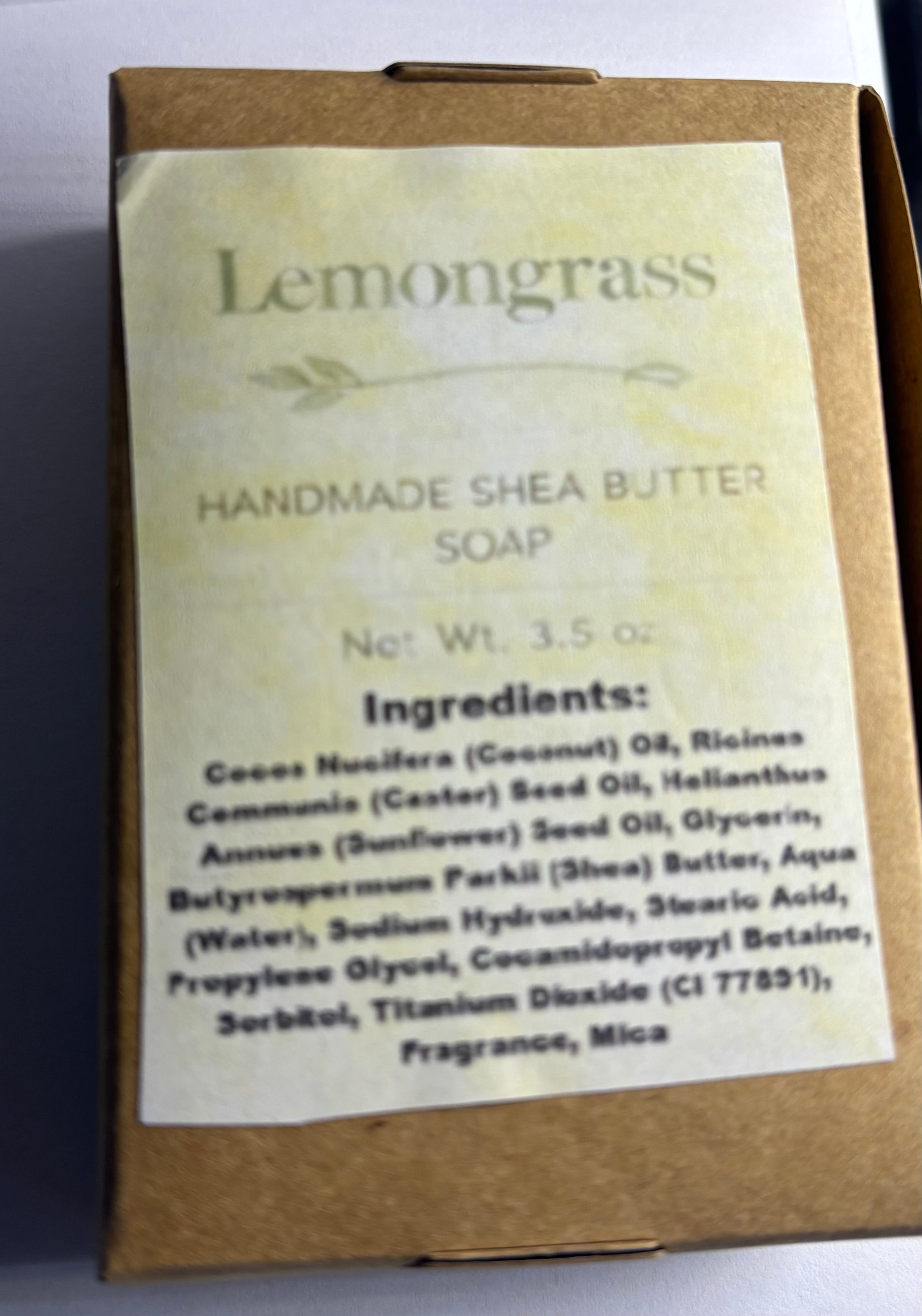 Lemongrass Shea Butter Body Bar