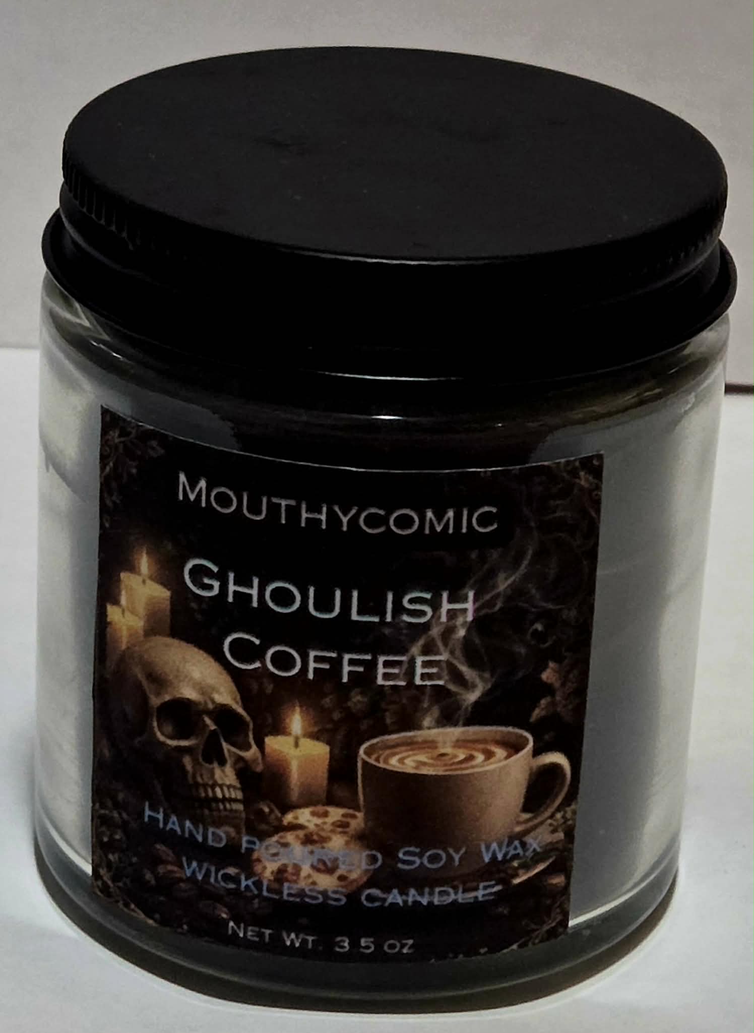 Ghoulish Coffee Wickless Candle 3.5 Oz