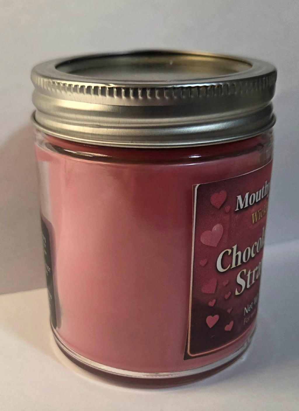 Chocolate Covered Strawberry Wickless Candle