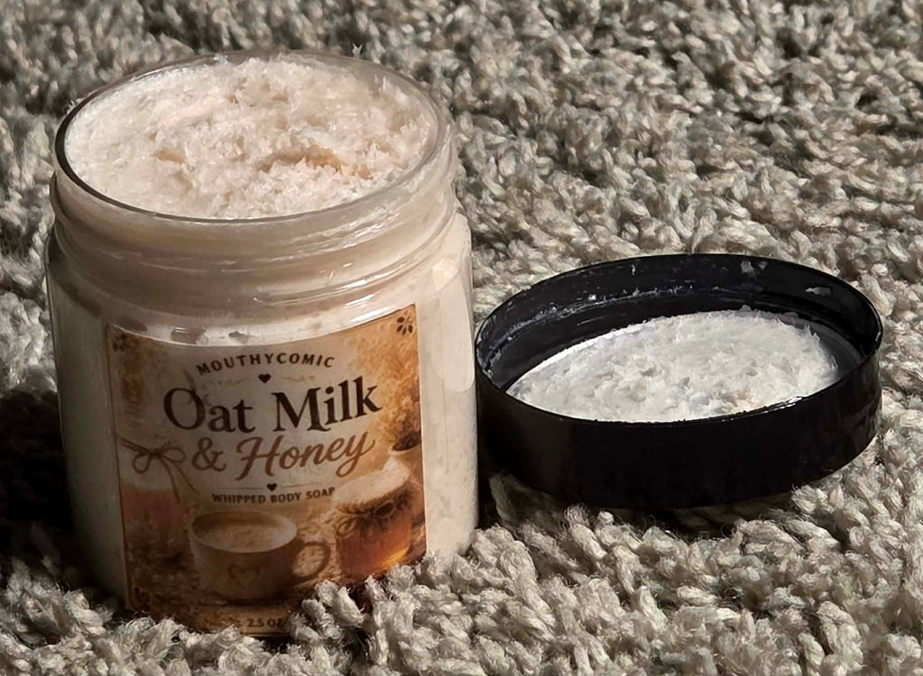 Oat Milk and Honey Whipped Soap 2.5 oz