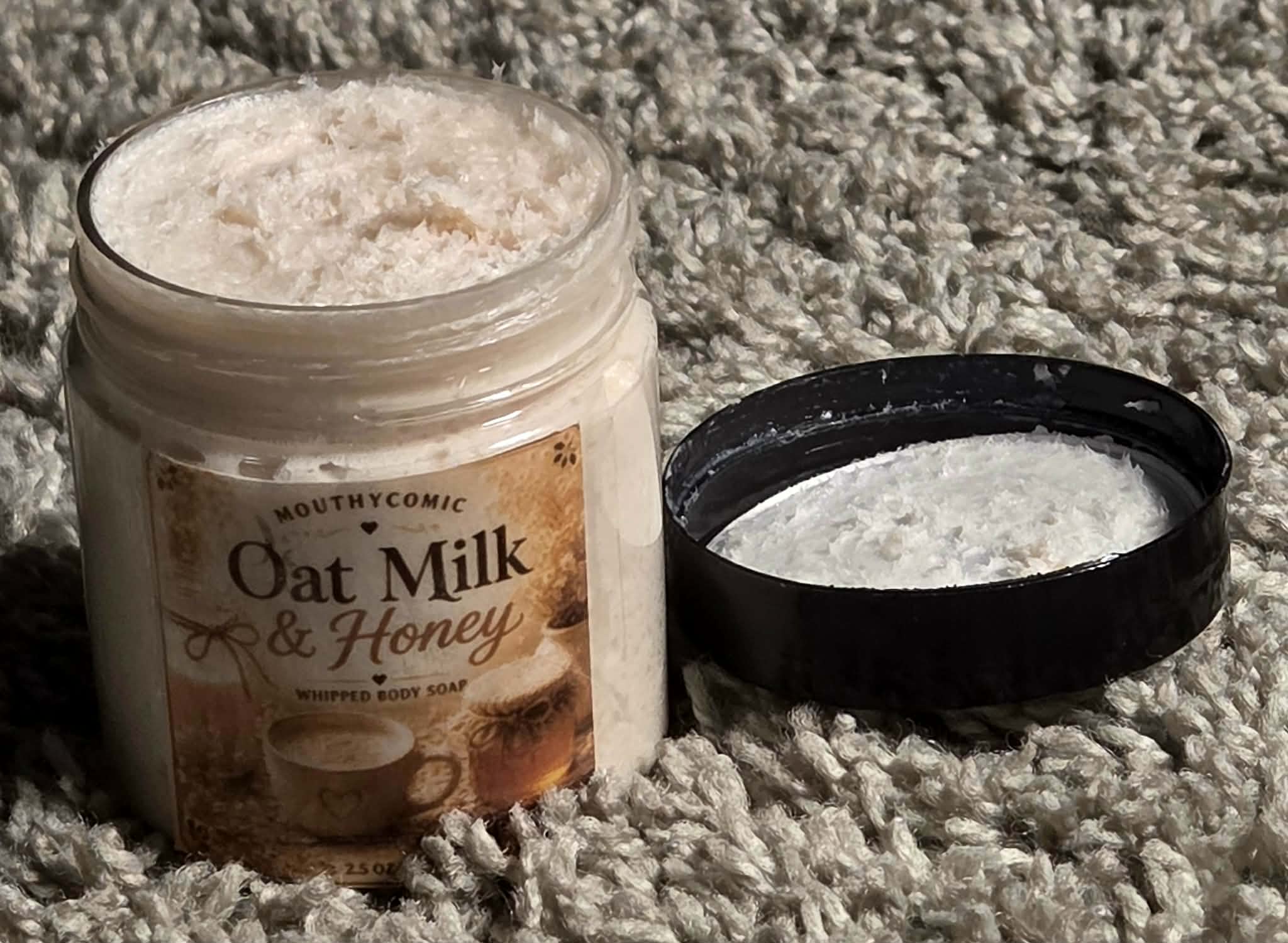 Oat Milk and Honey Whipped Soap 2.5 oz