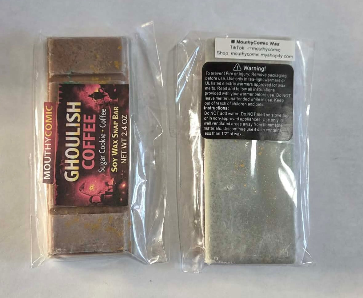 Ghoulish Coffee Snap Wax Bar