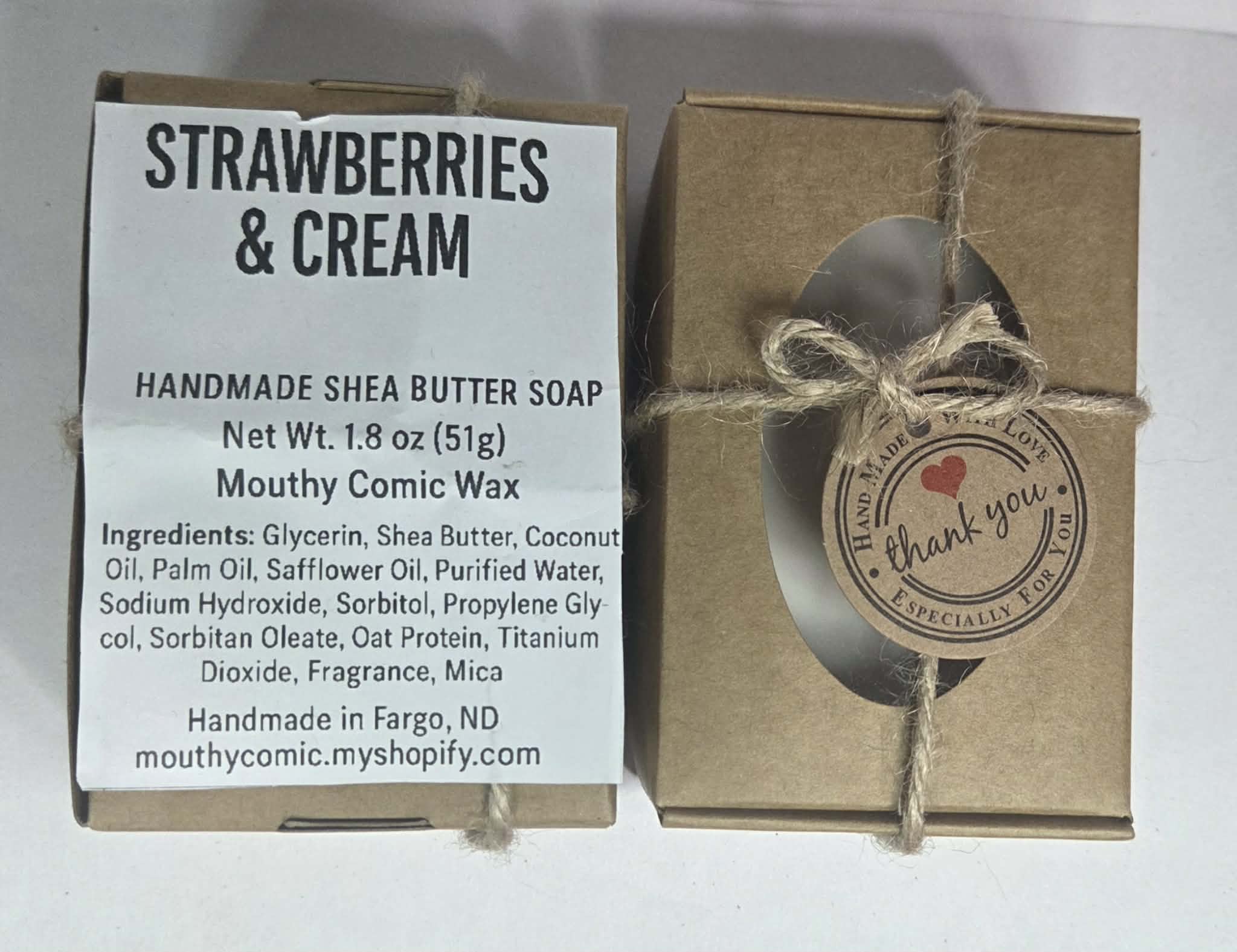 Strawberry and Cream Shea Butter Soap