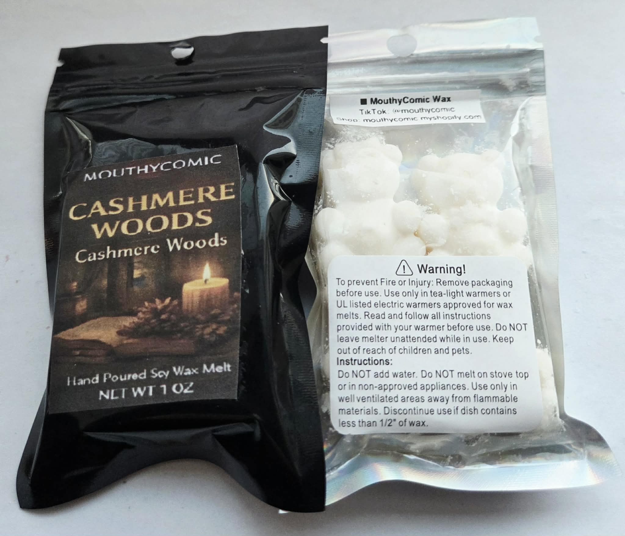 Cashmere Woods Wax Melt Bears!