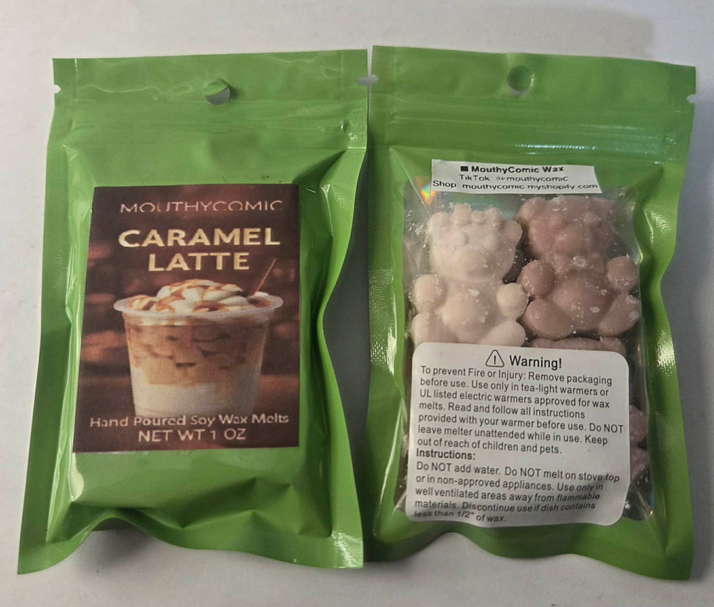 Carmel Latte Wax Melt Bears