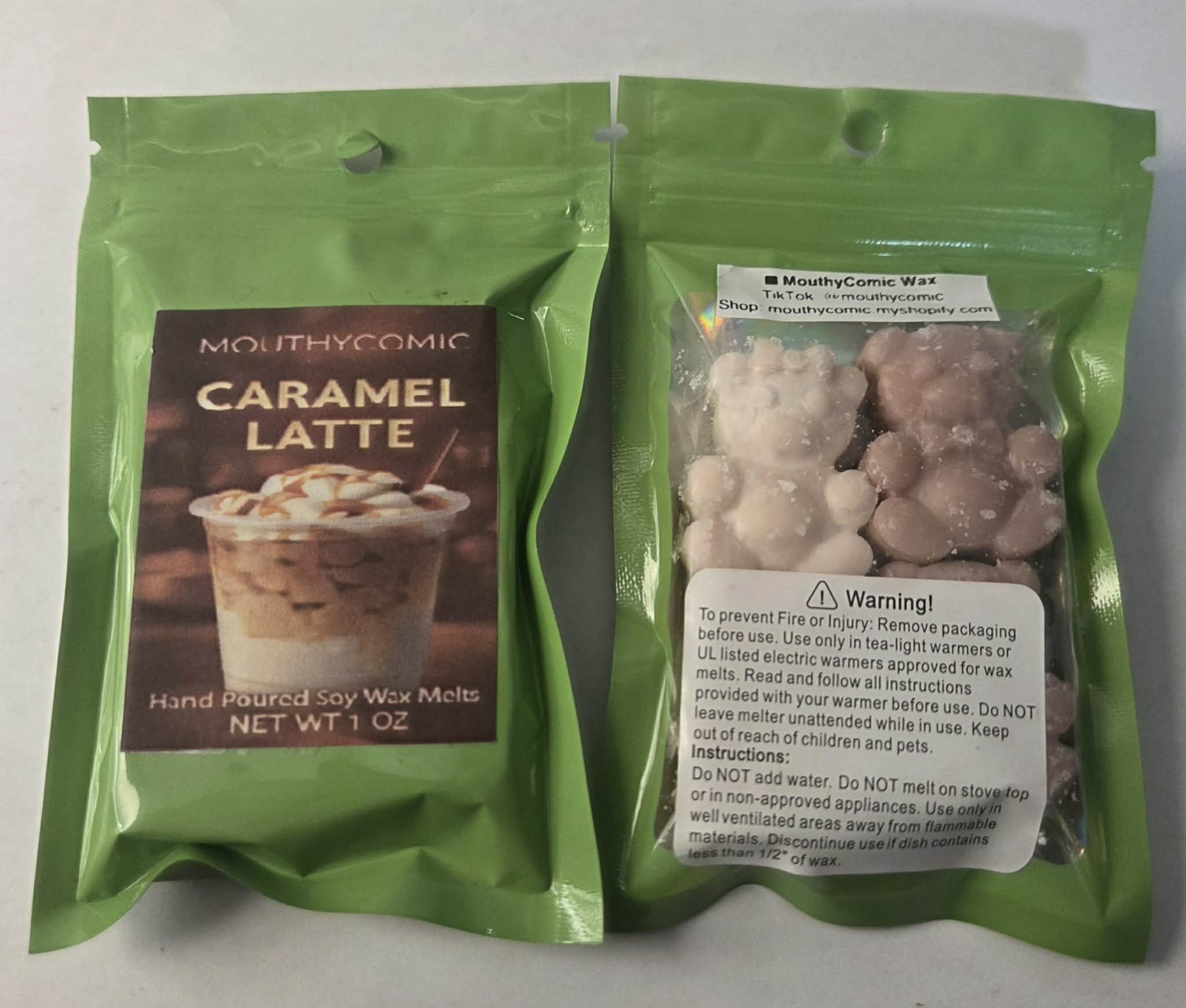 Carmel Latte Wax Melt Bears