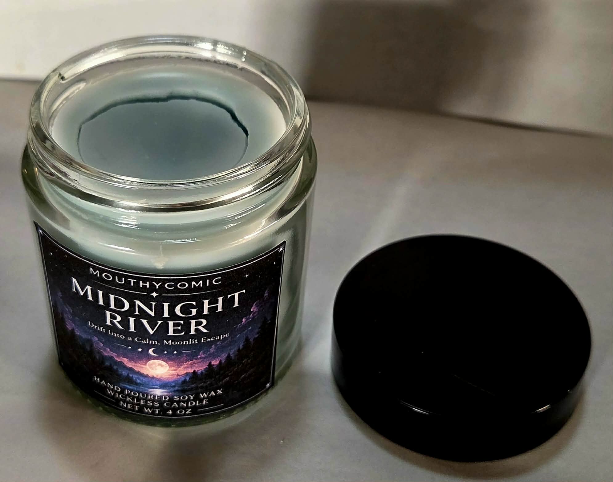 Midnight River Wickless Candle 3.5 Oz