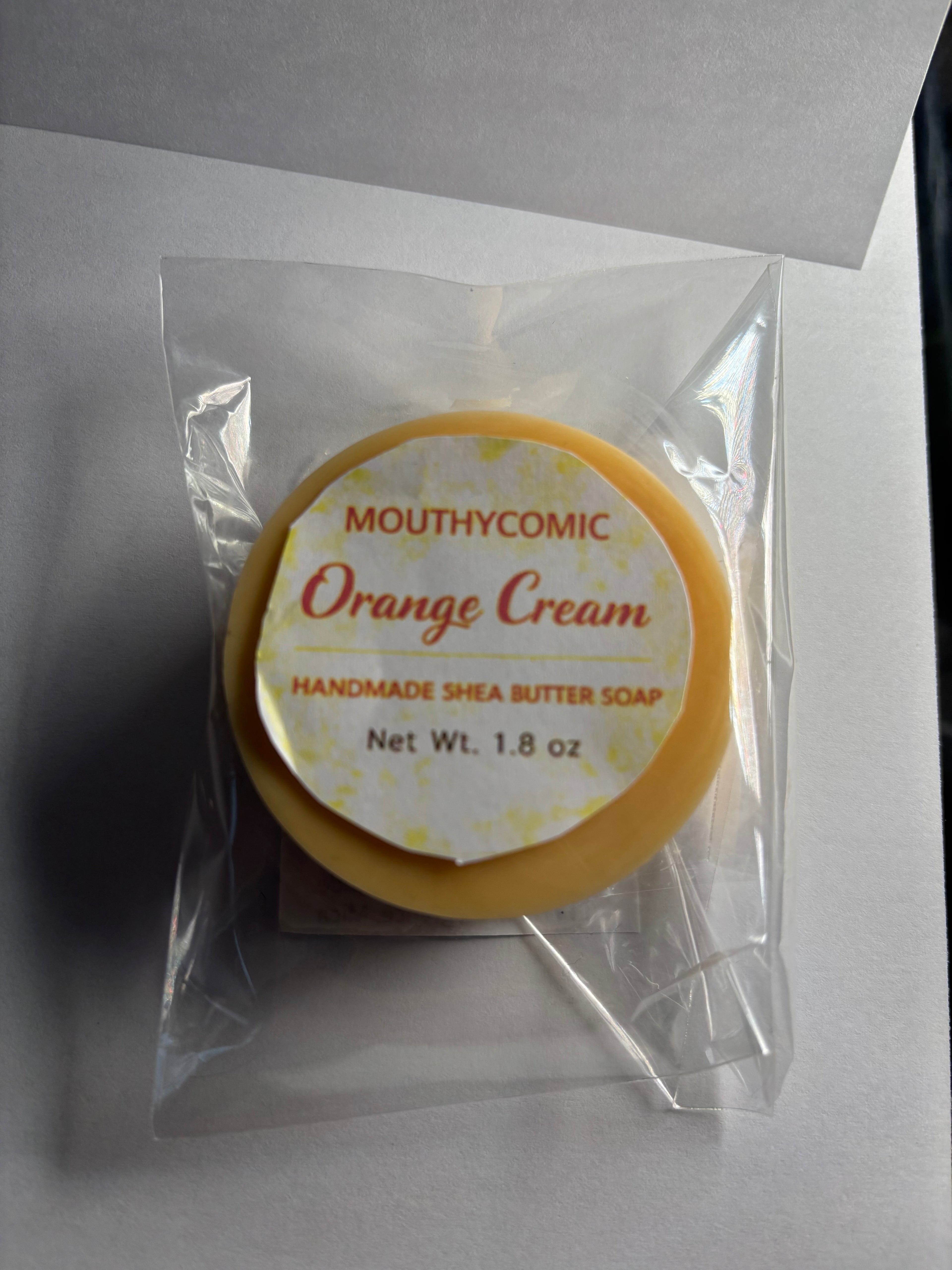 Orange Cream Soap Puck 1.8 oz
