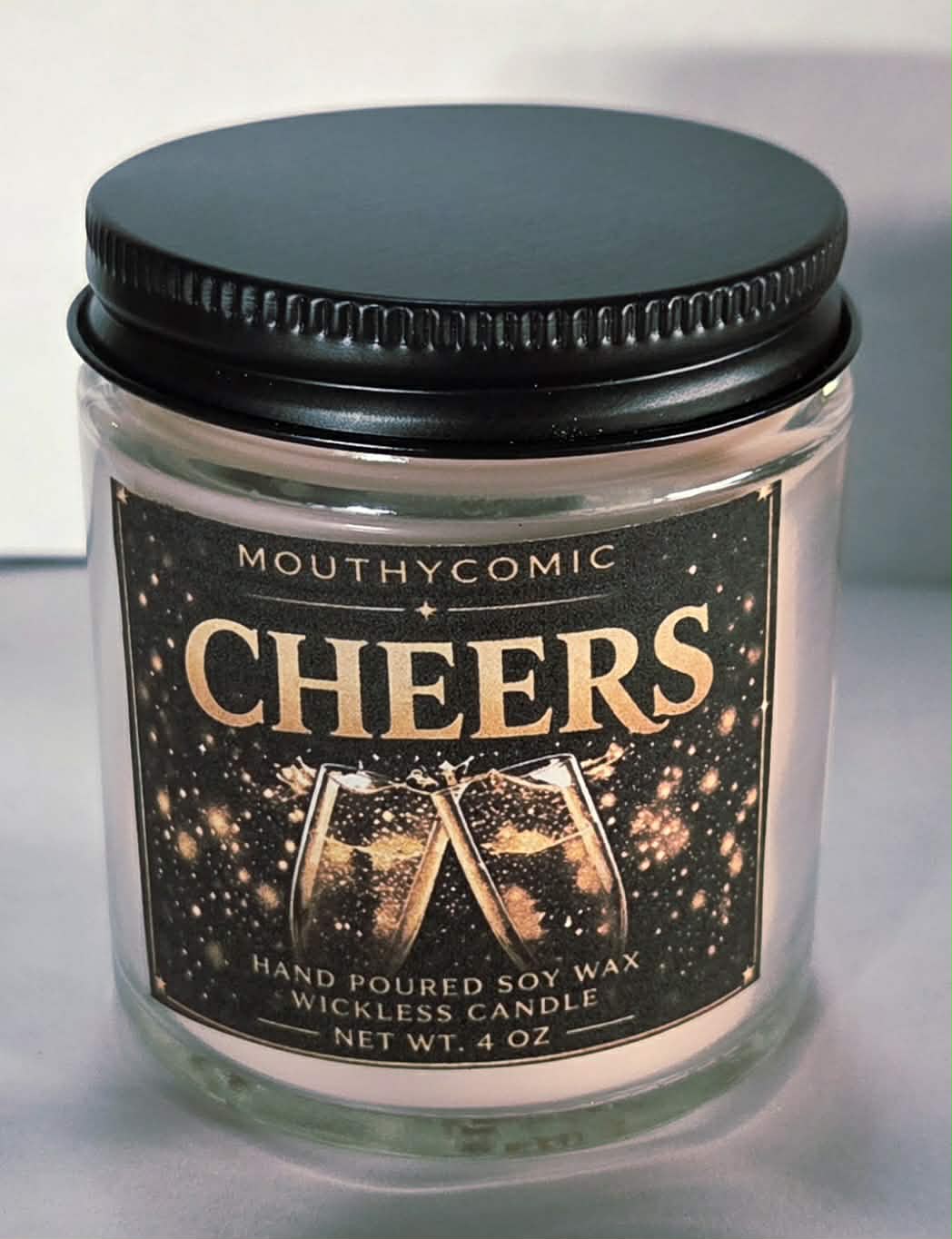 Cheers! (Champagne Toast DUPE) Wickless candles 3.5 oz