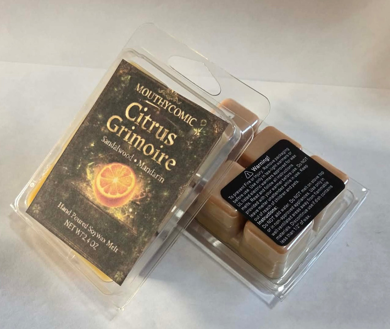 Citrus Grimoire Wax Melt Cube