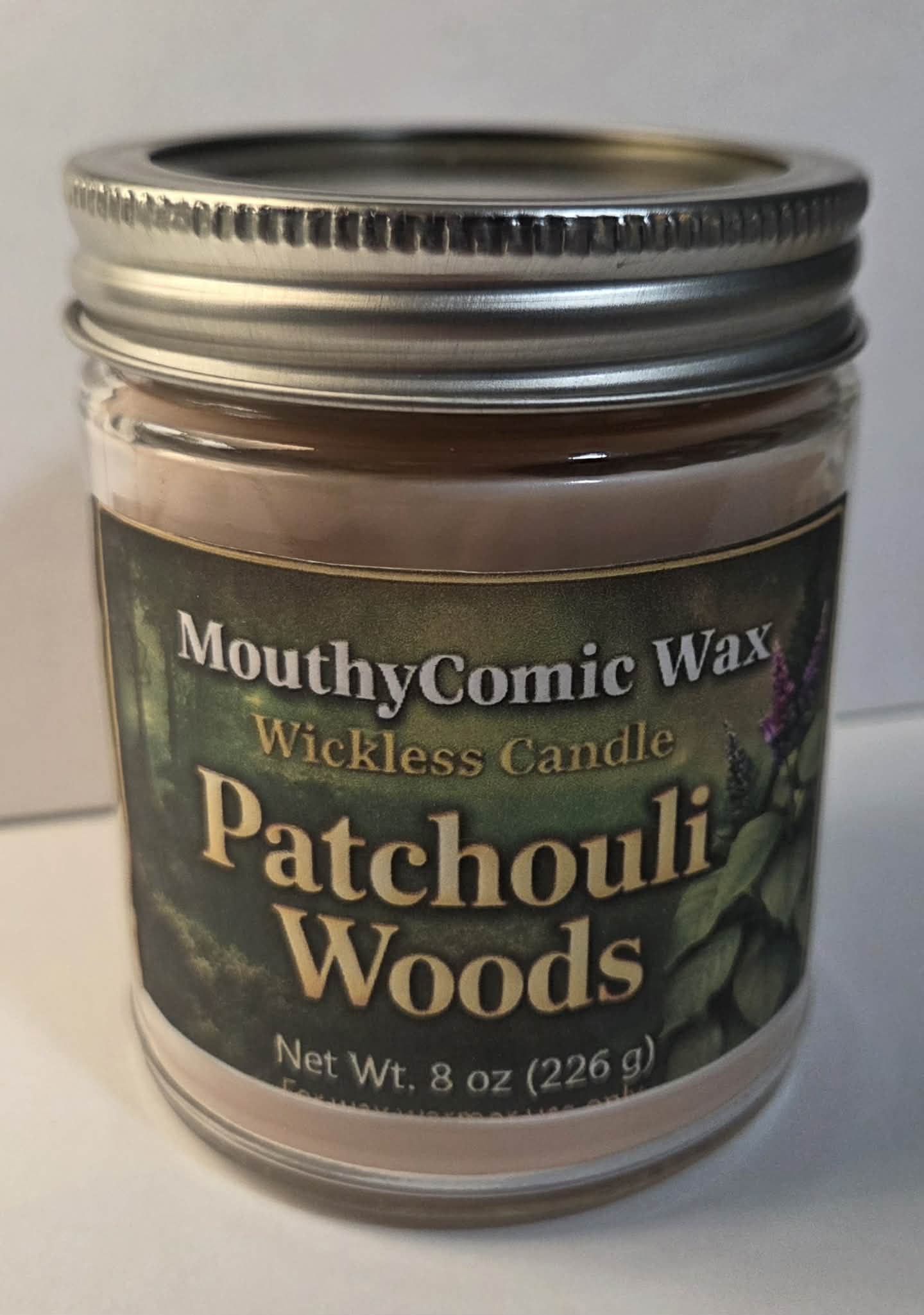 Patchouli Woods Wickless Candle