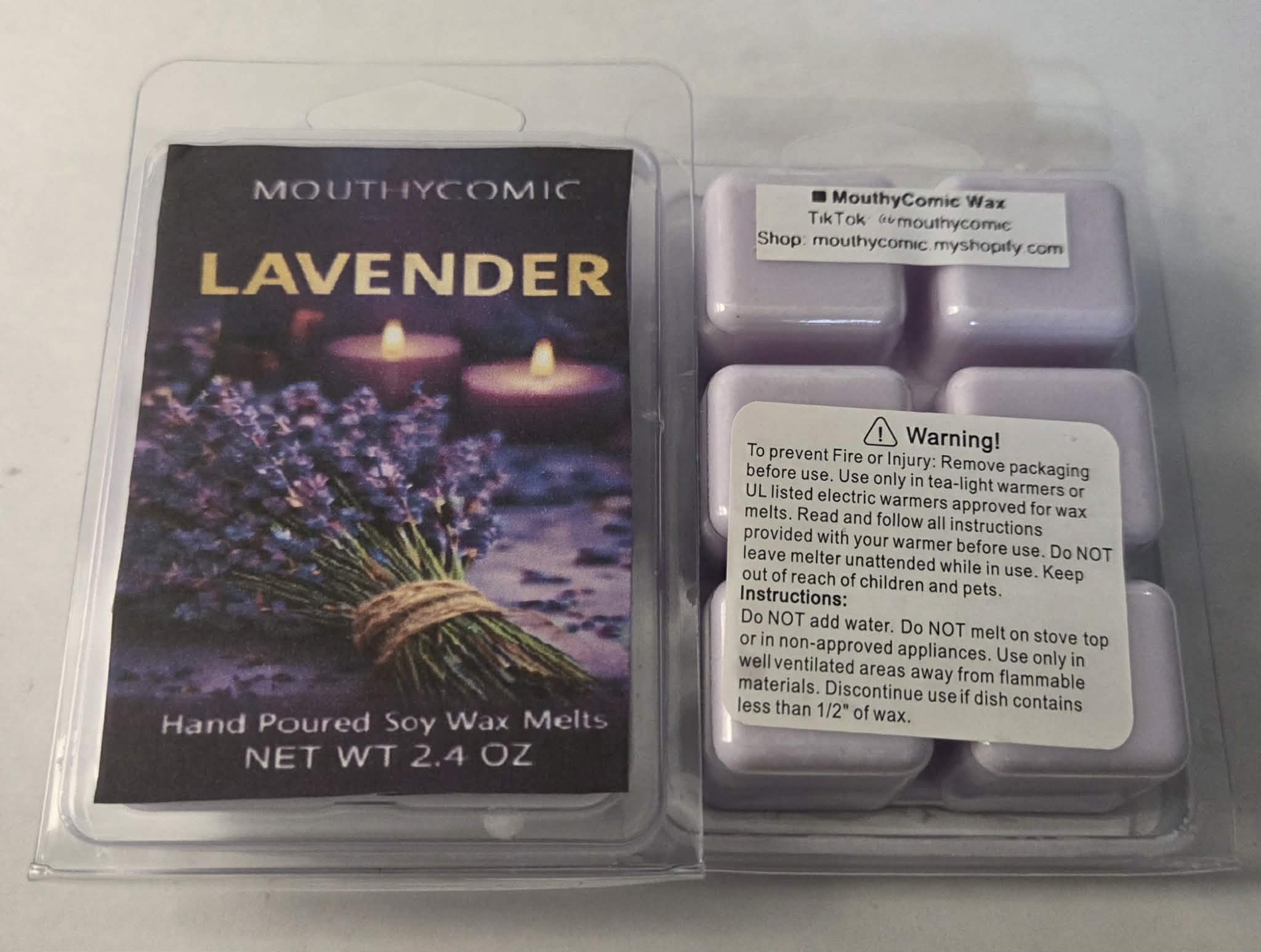 Lavender Wax Melt Bar
