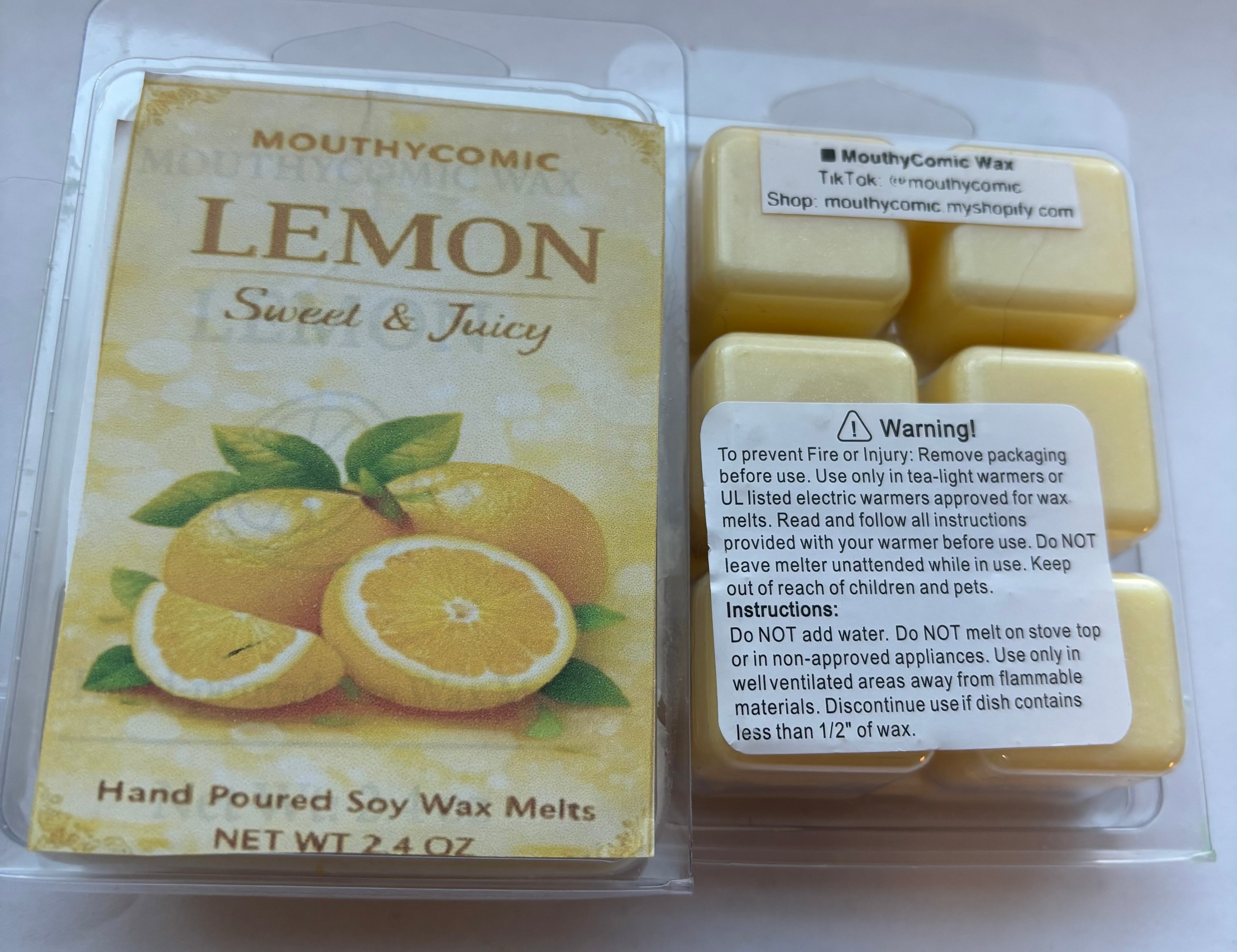 Lemon Wax Melt
