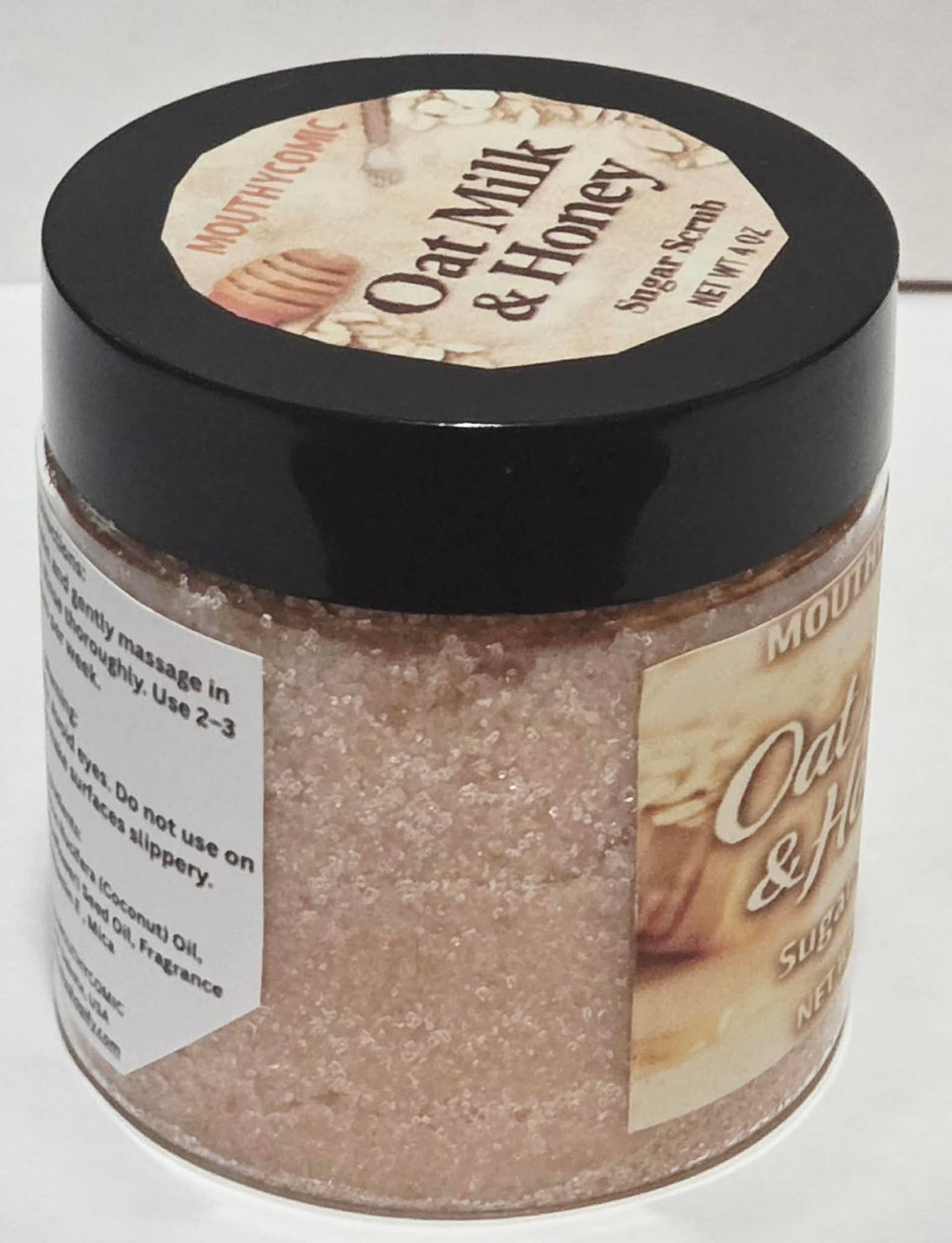 Oat milk and Honey Sugar Scrub 4 oz