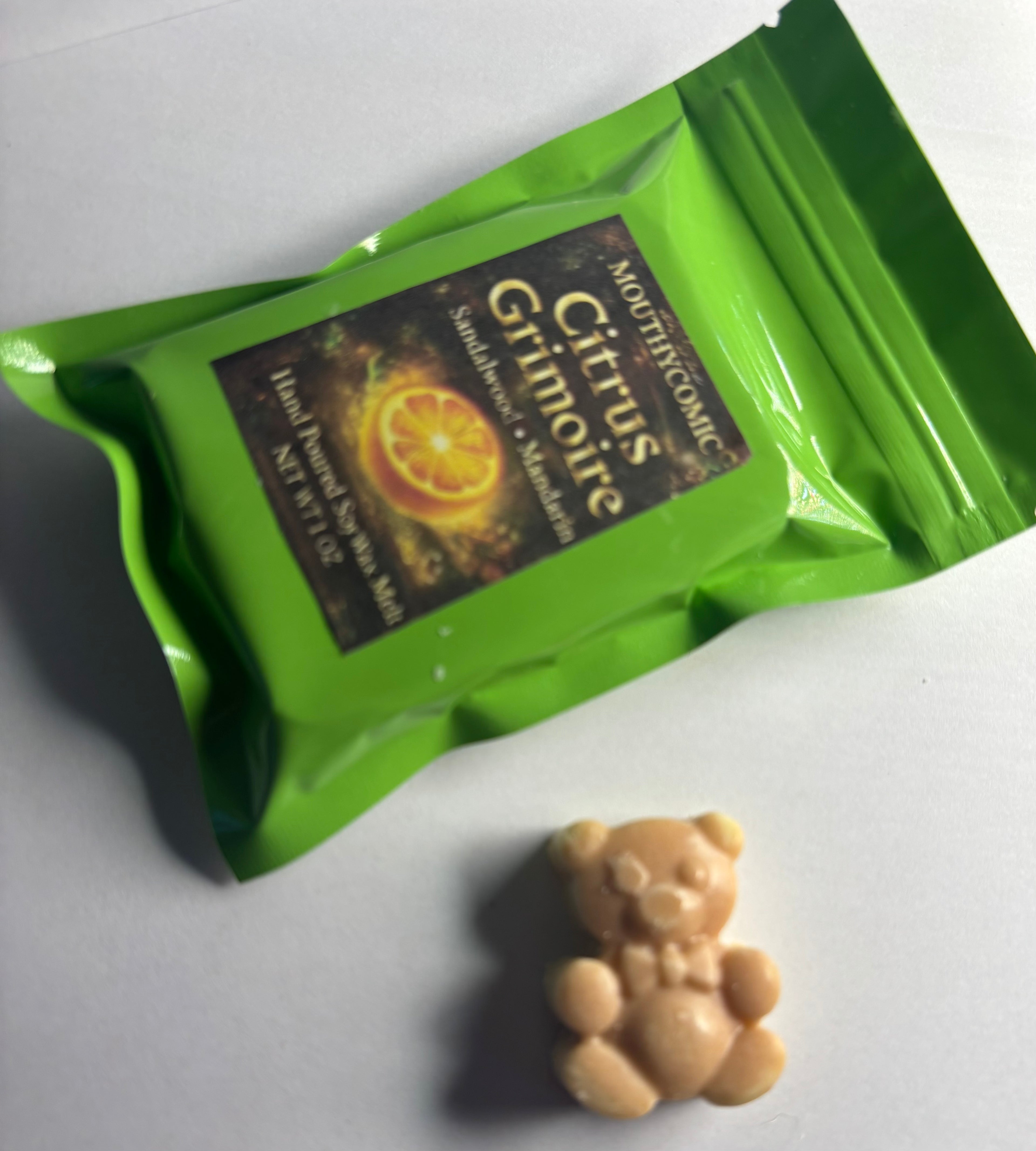 Sandalwood and Mandarin 1oz Bear Melts