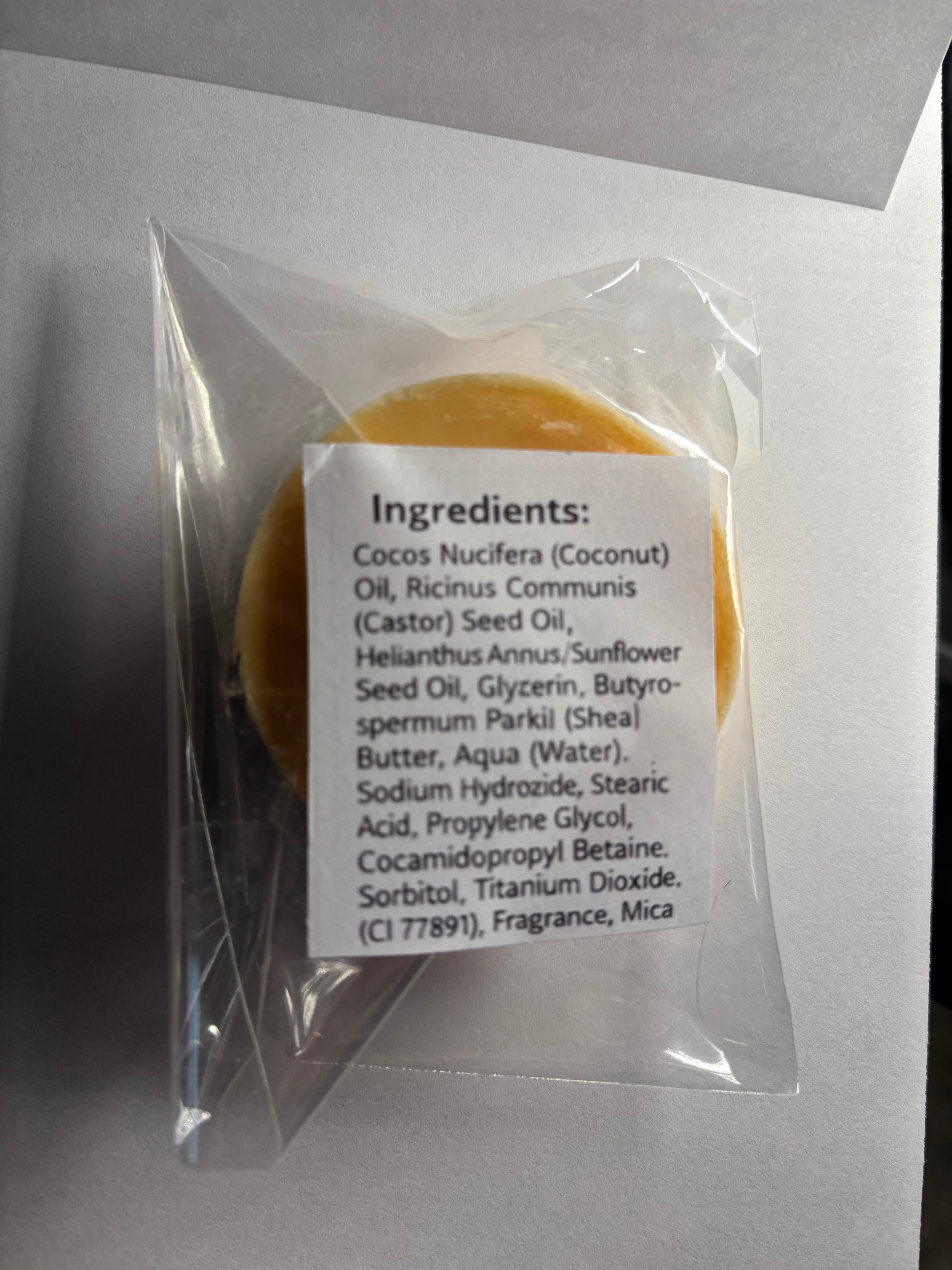 Orange Cream Soap Puck 1.8 oz