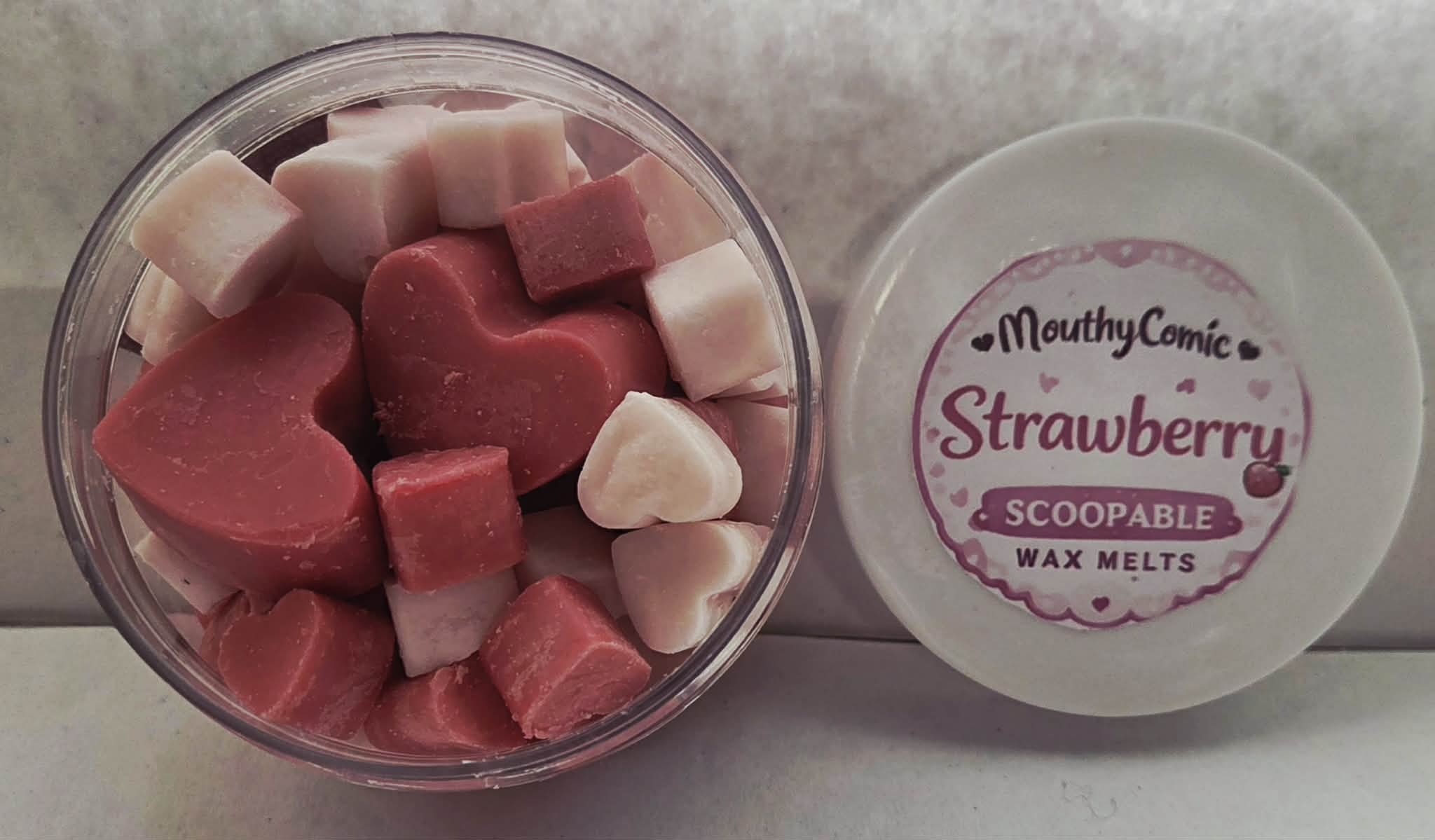 Scoopable Strawberry Wax Melts