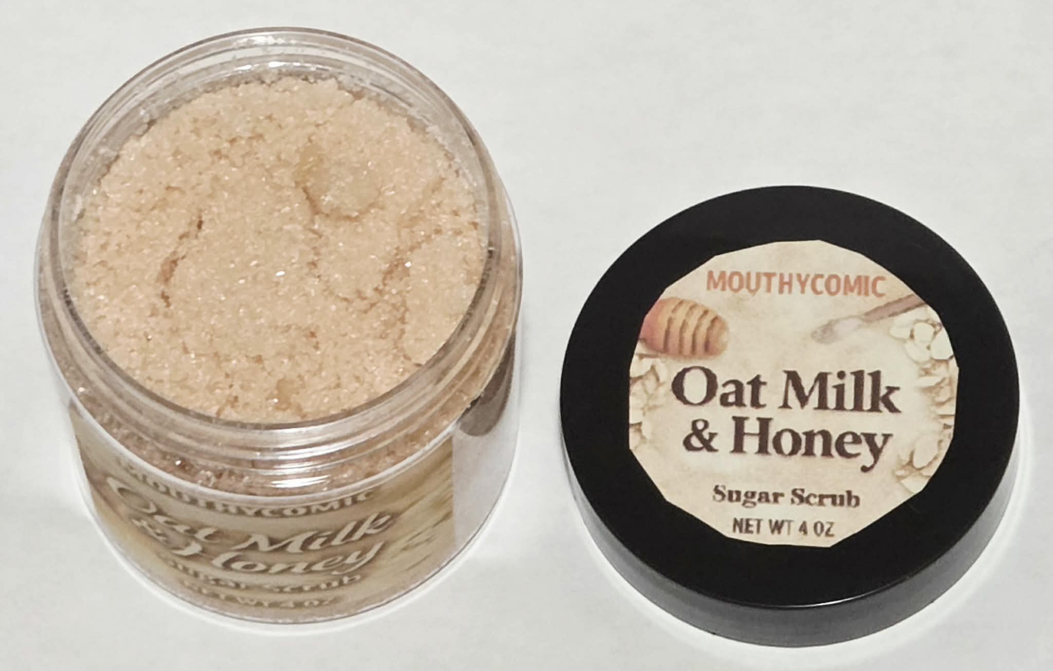 Oat milk and Honey Sugar Scrub 4 oz