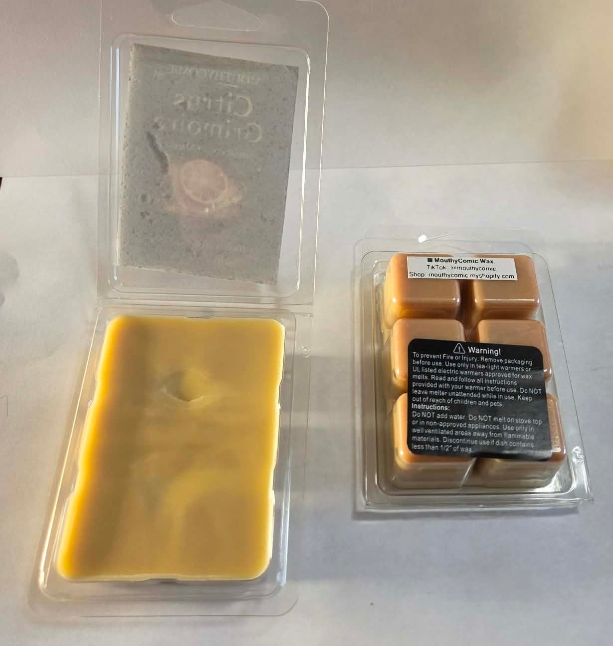 Citrus Grimoire Wax Melt Cube