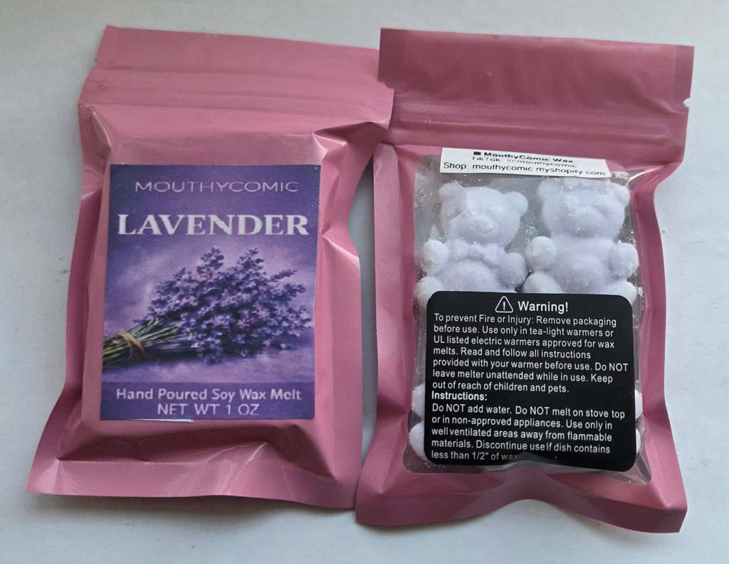 Lavender Wax Melt Bears