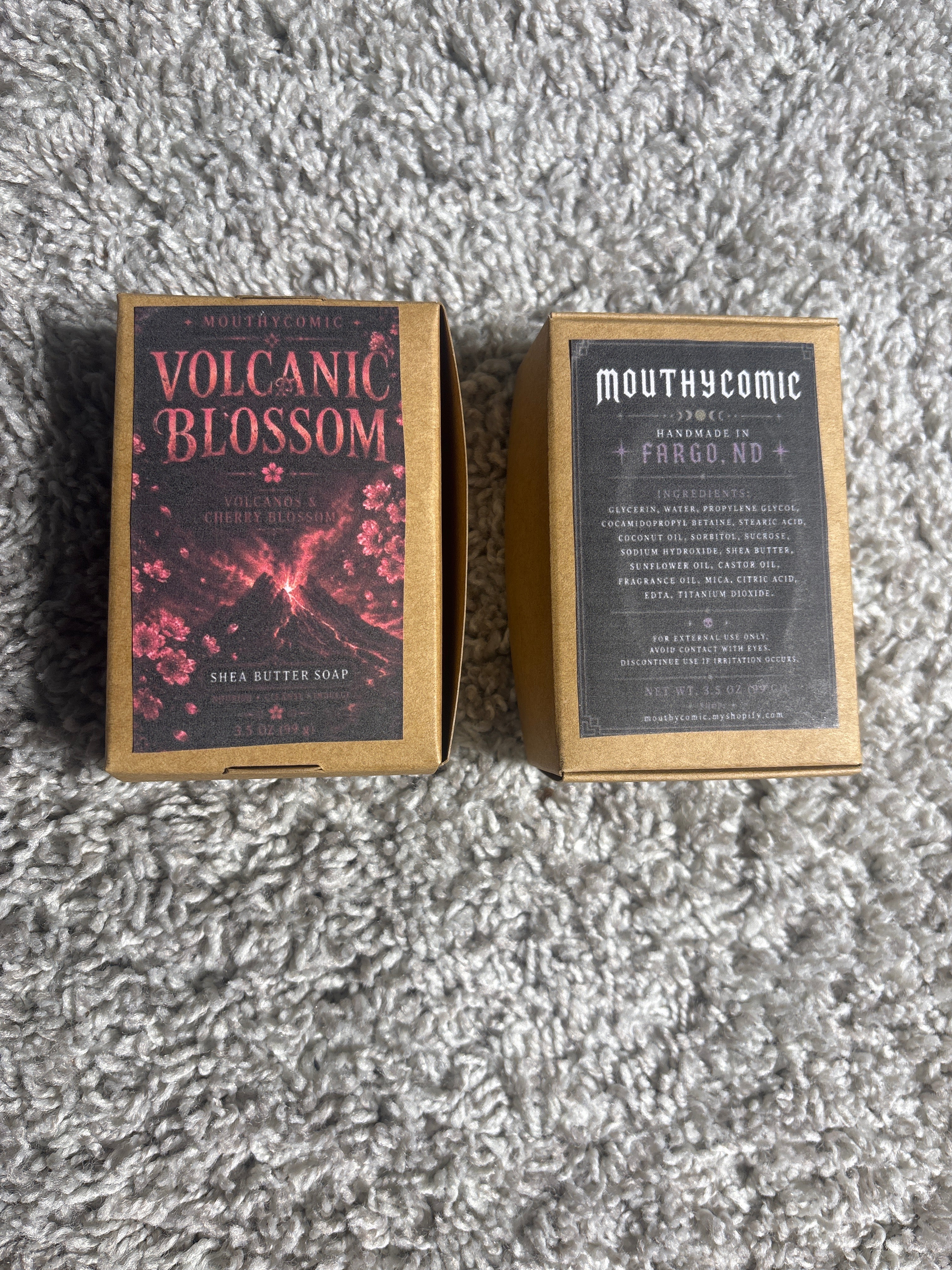 Volcanic Blossom Shea Butter Soap Bar
