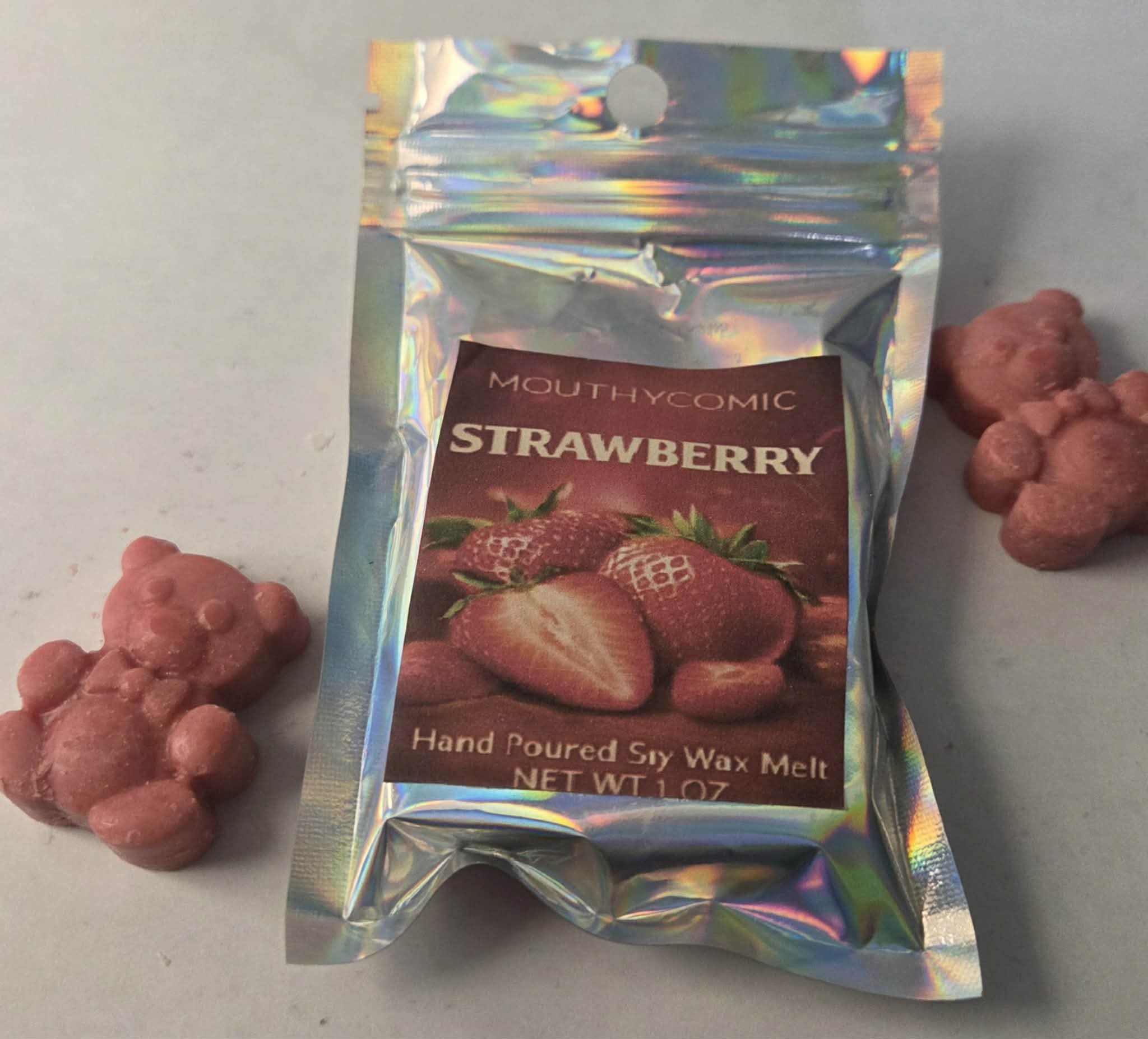 Strawberry Wax Melt Bears!