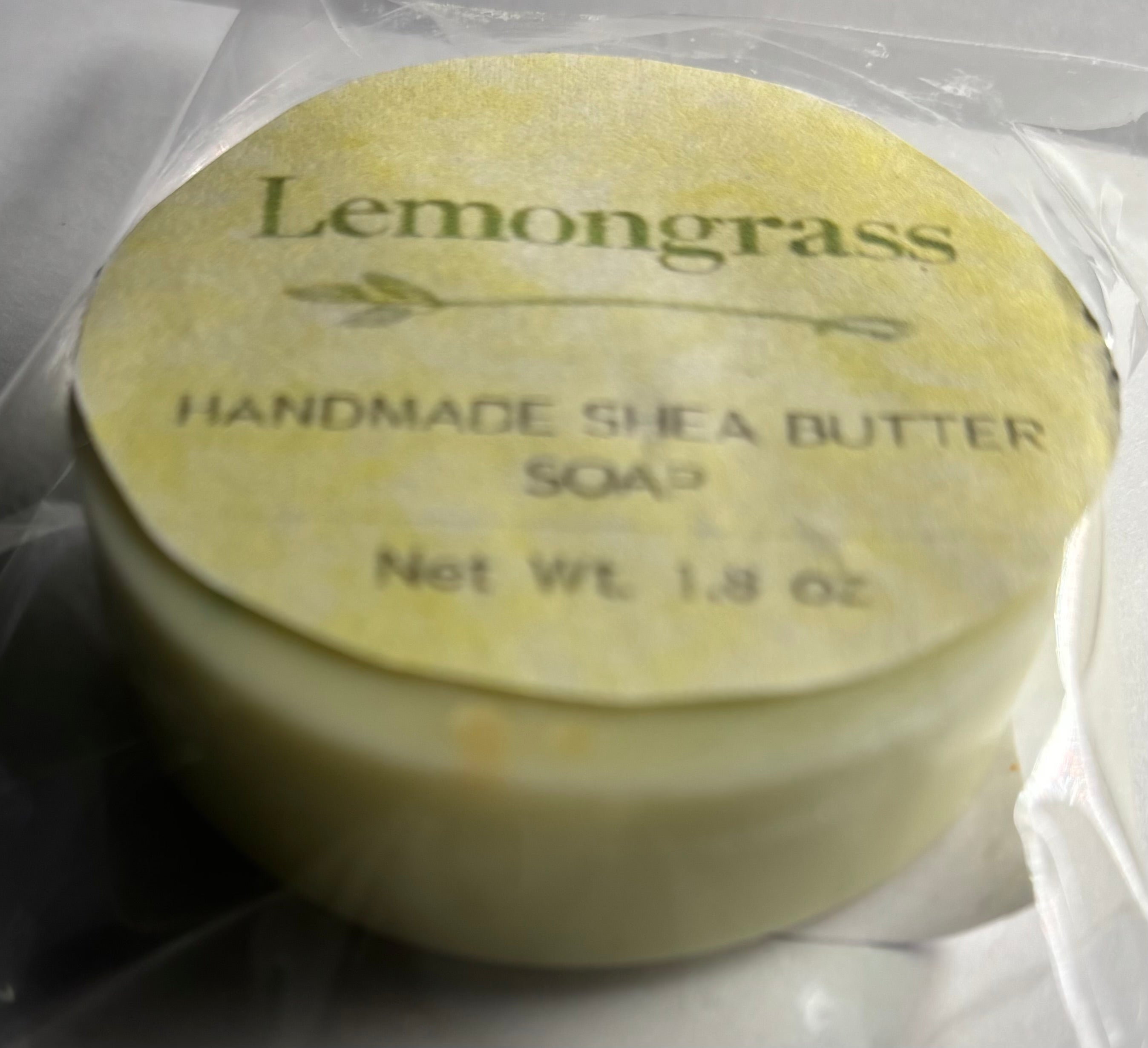 Lemongrass Shea Butter Soap Puck 1.8 OZ