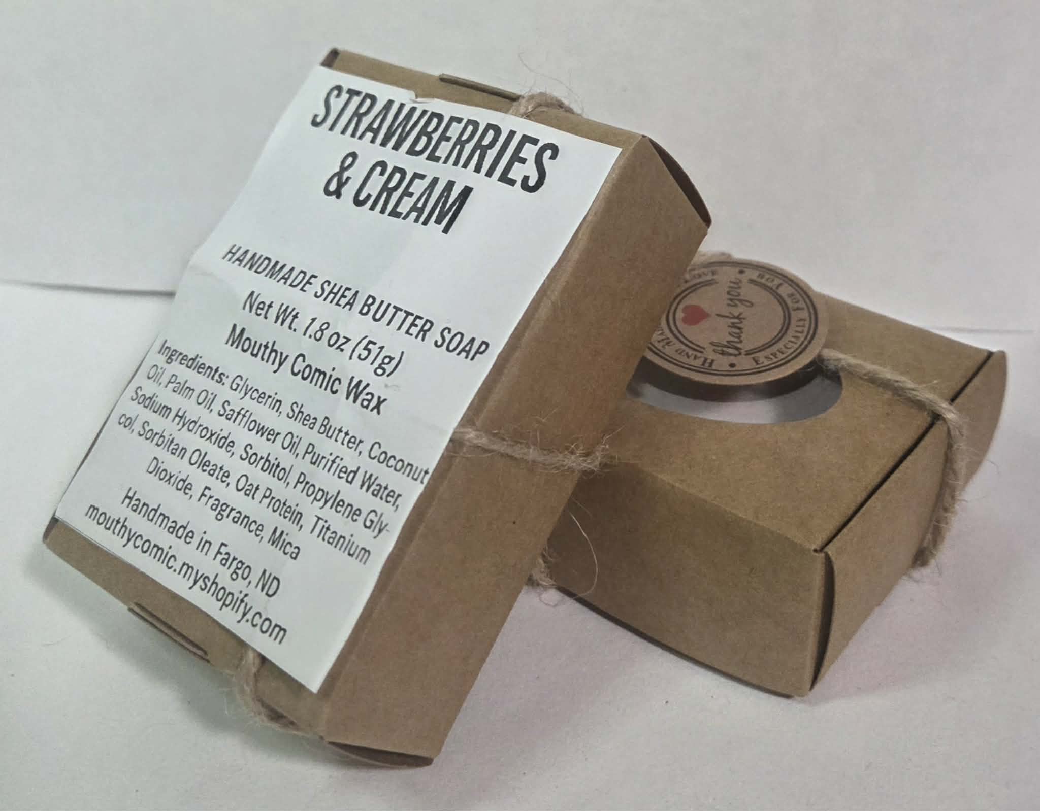 Strawberry and Cream Shea Butter Soap