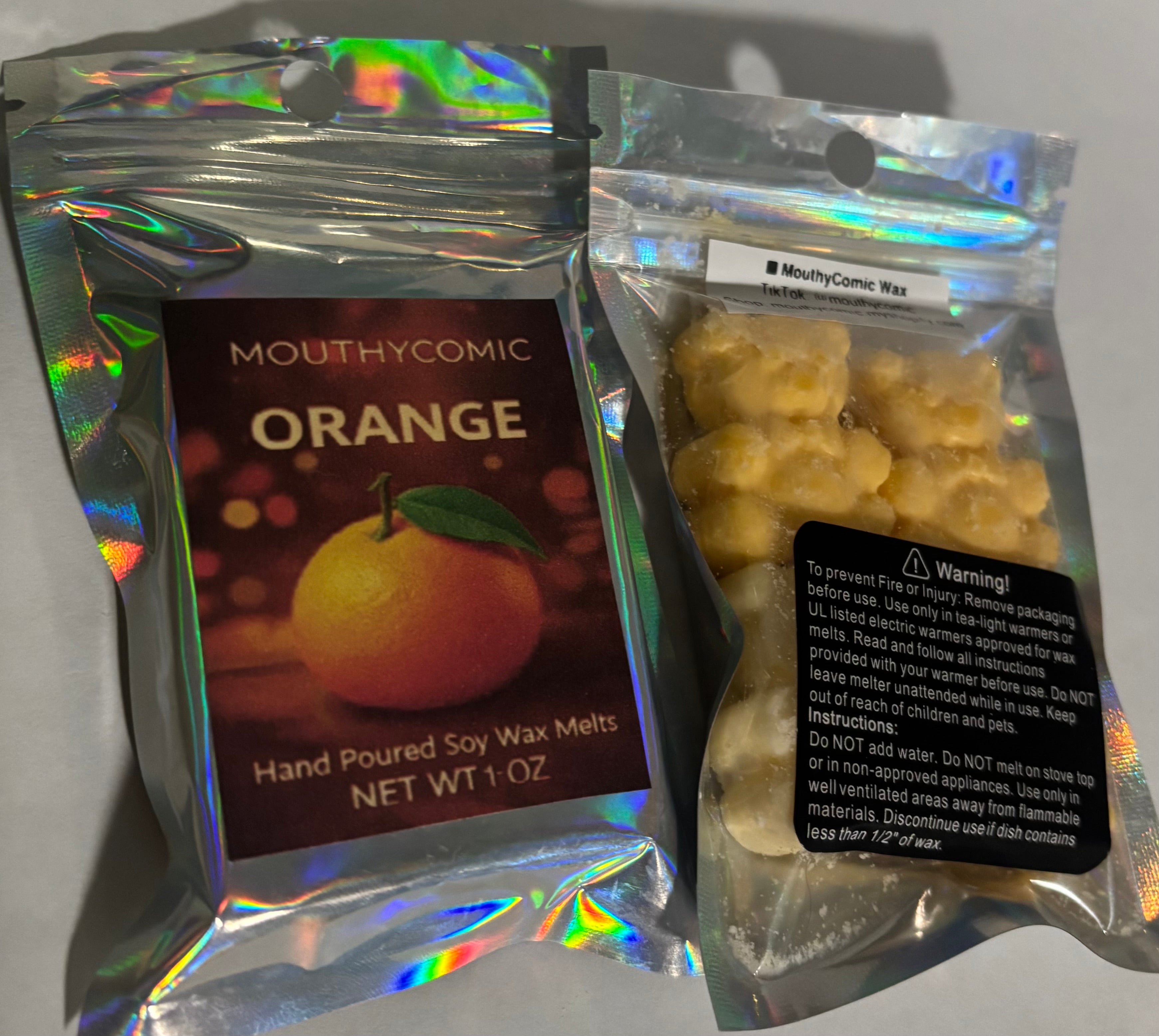 Orange Wax Melt Bears