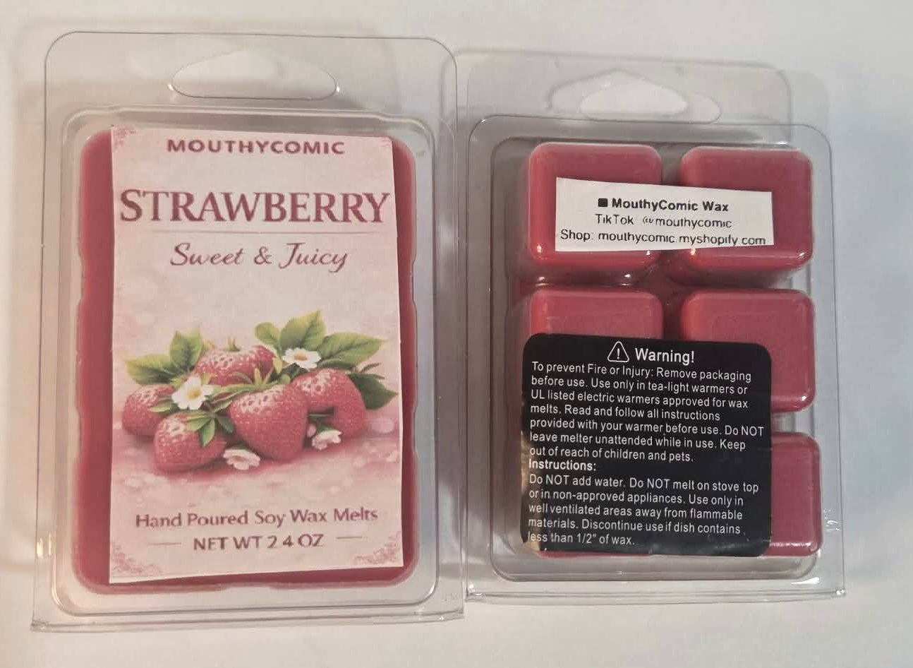 Strawberry Wax Melt Bar