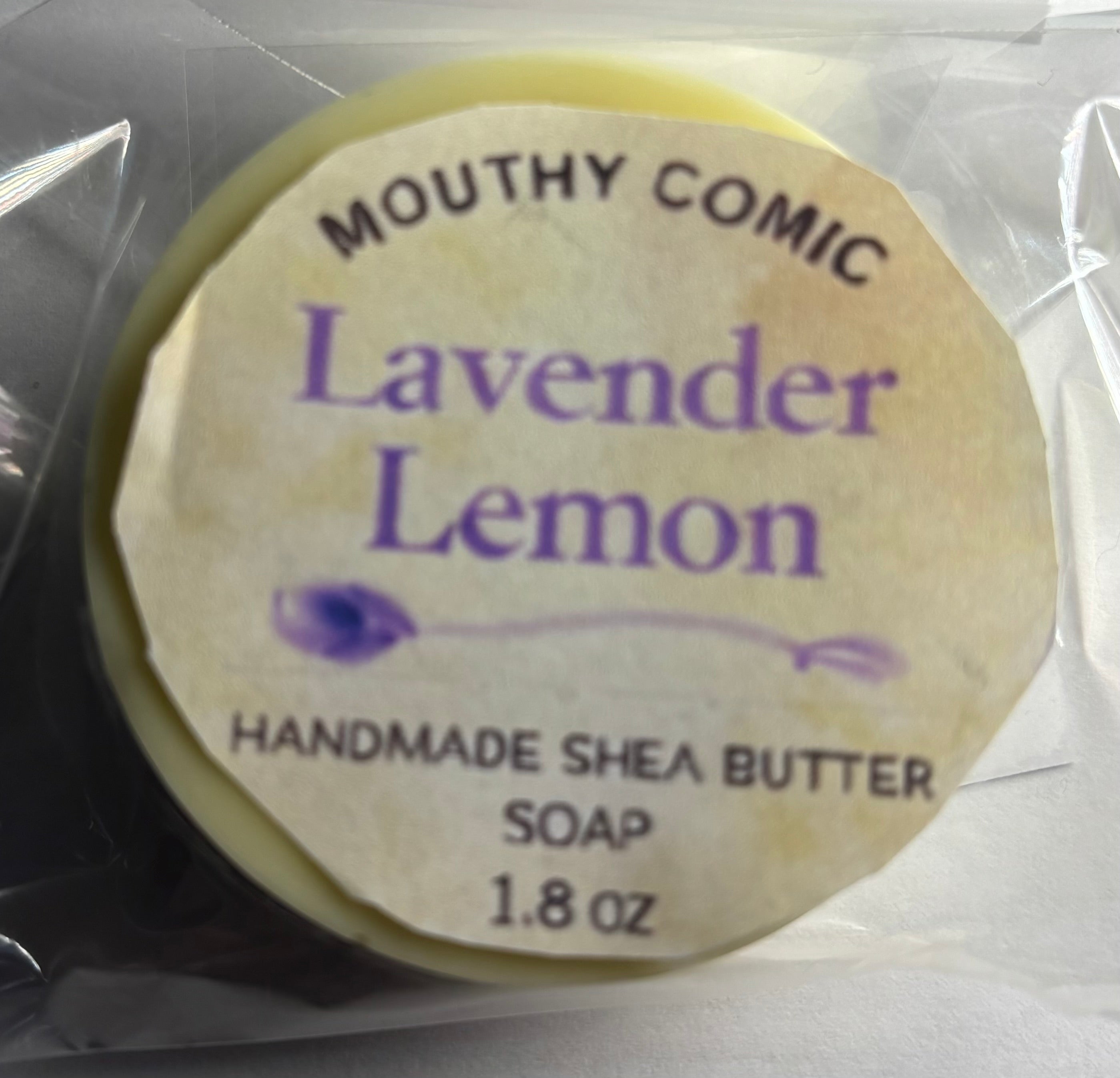 Lavender Lemon Shea Butter Soap Puck