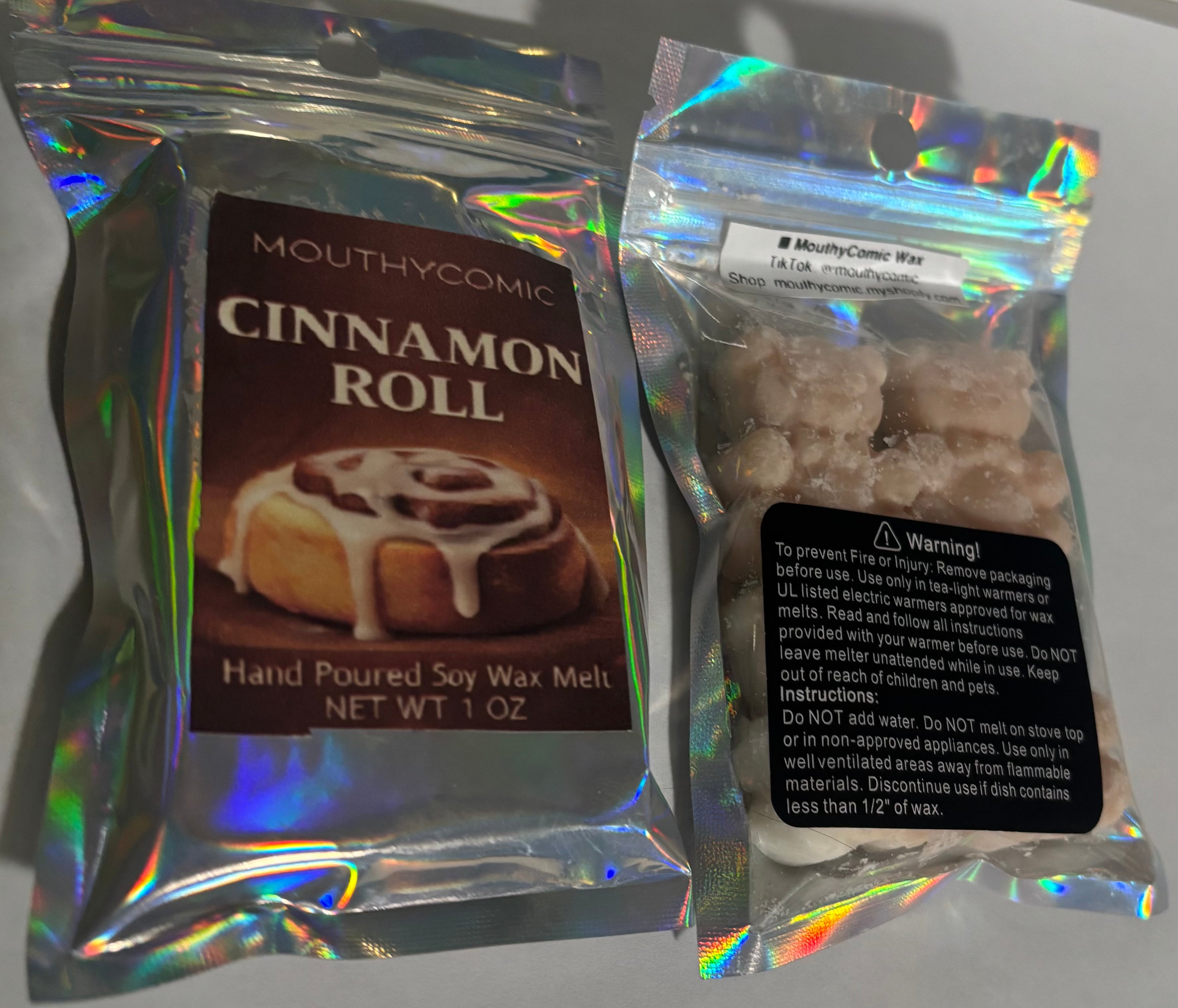 Cinnamon Roll Wax Melts Bears!