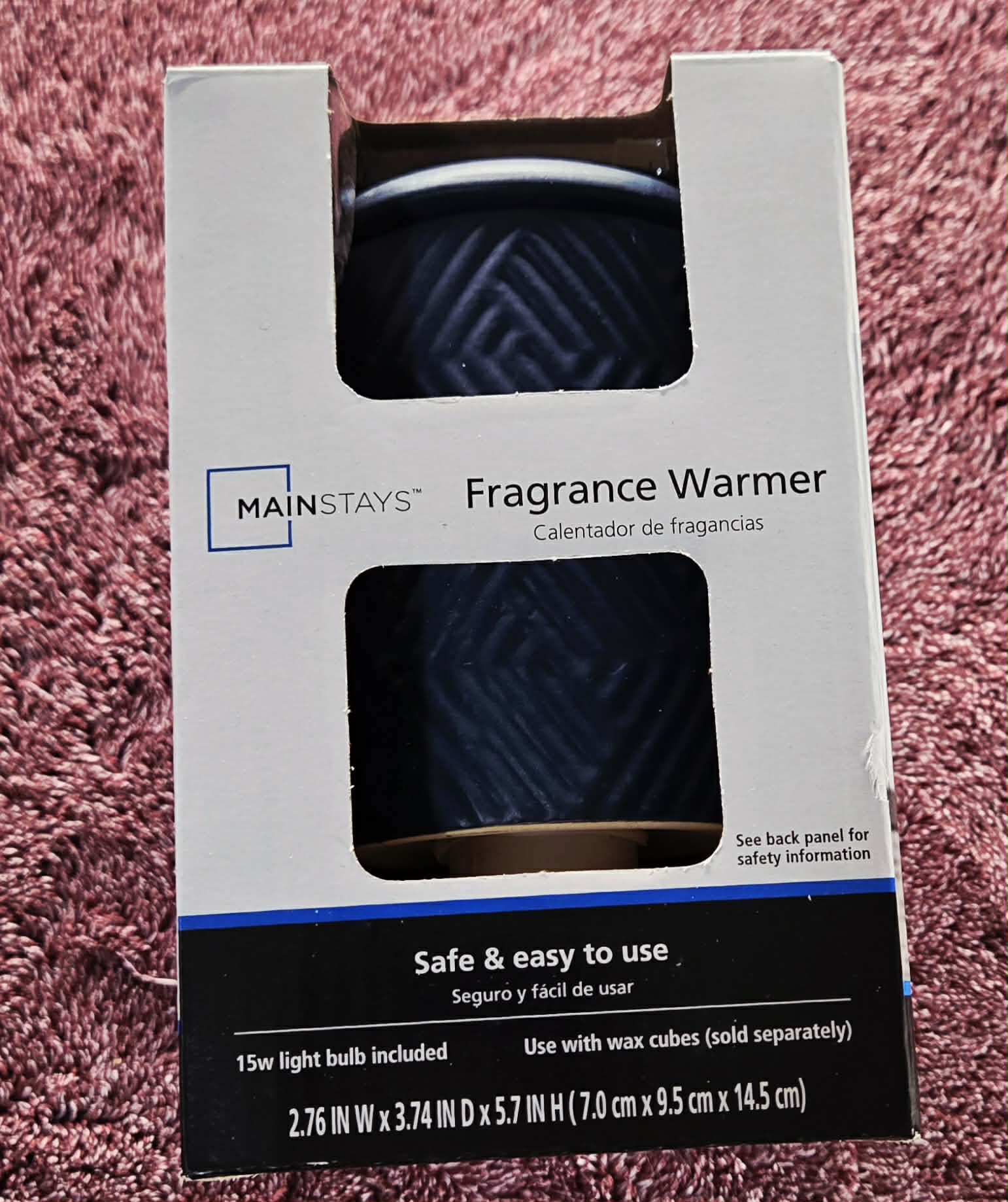 Blue Glow Plug In Wax Warmer